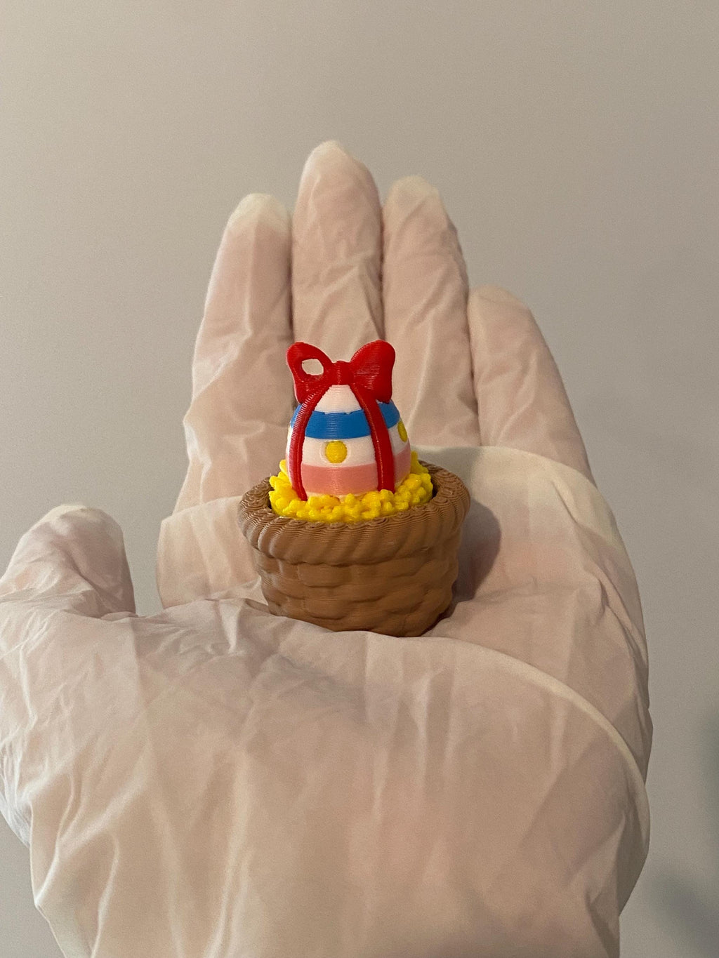Easter Egg Surprise Basket Anxiety Fidget Clicker Keychain | Sensory Toy | 3D Printed Stress Relief