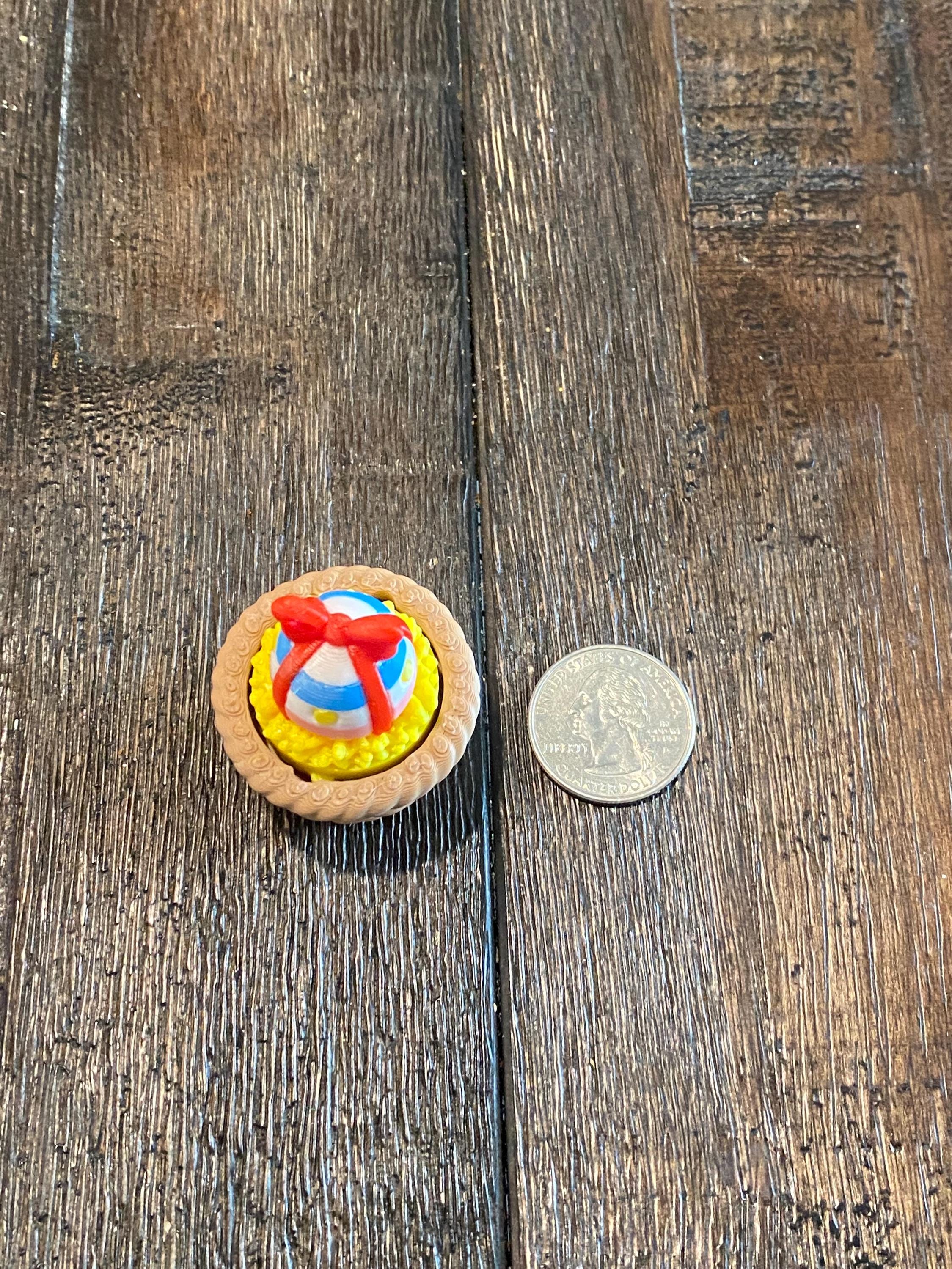 Easter Egg Surprise Basket Anxiety Fidget Clicker Keychain | Sensory Toy | 3D Printed Stress Relief