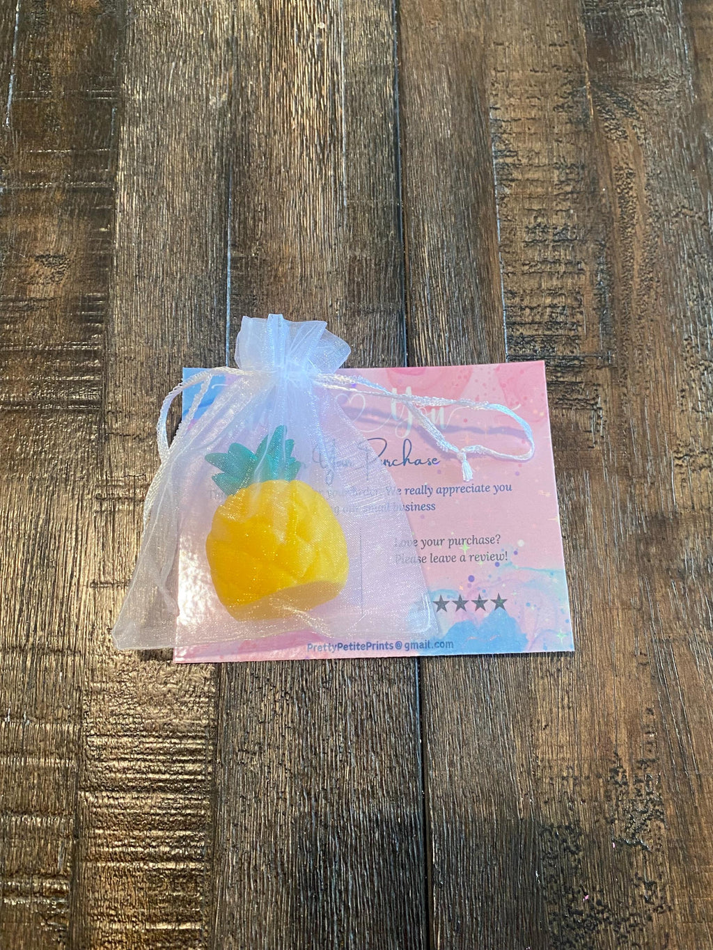 Juicy Pineapple Fidget Clicker Keychain | 3D Printed Sensory Toy | Anxiety Relief Gift