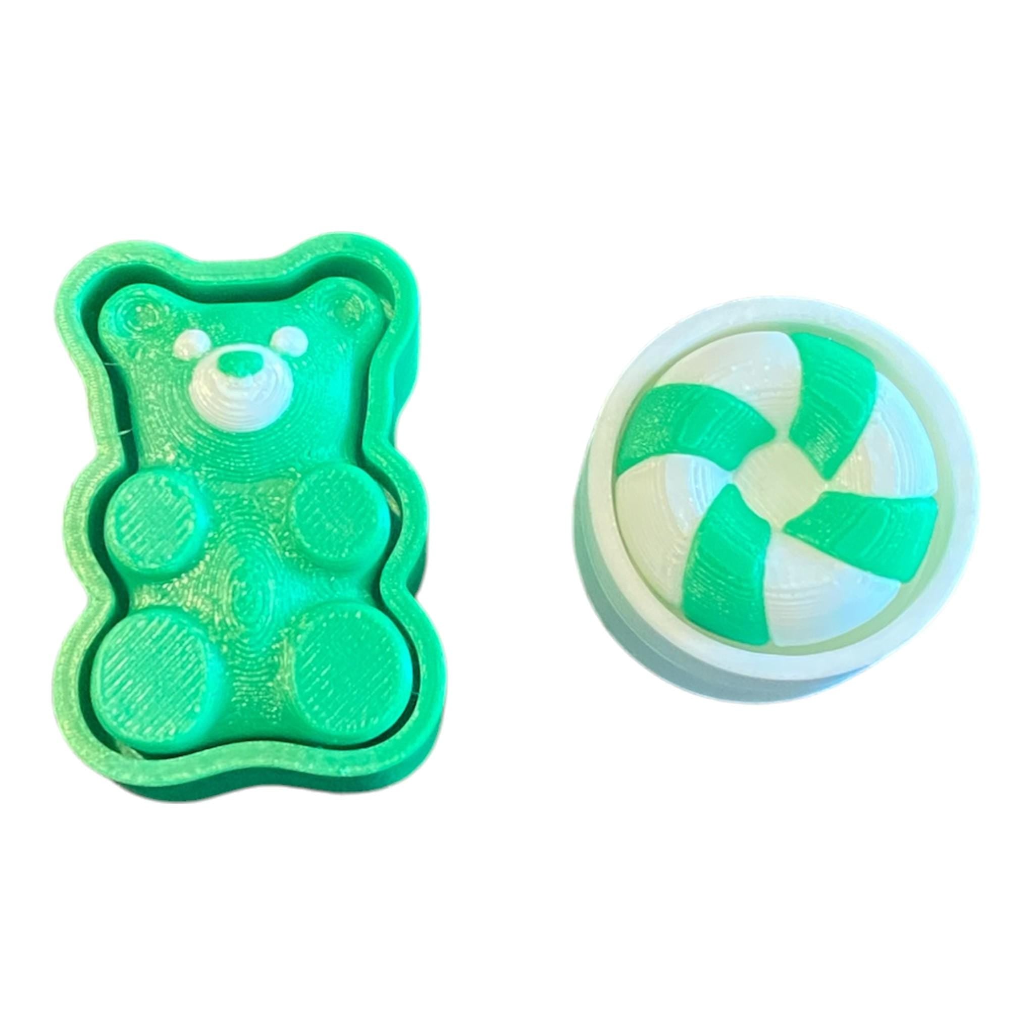 Gummy Candy Fidget Clicker Set | Sensory Toy | Anxiety Stress Relief | 3D Printed