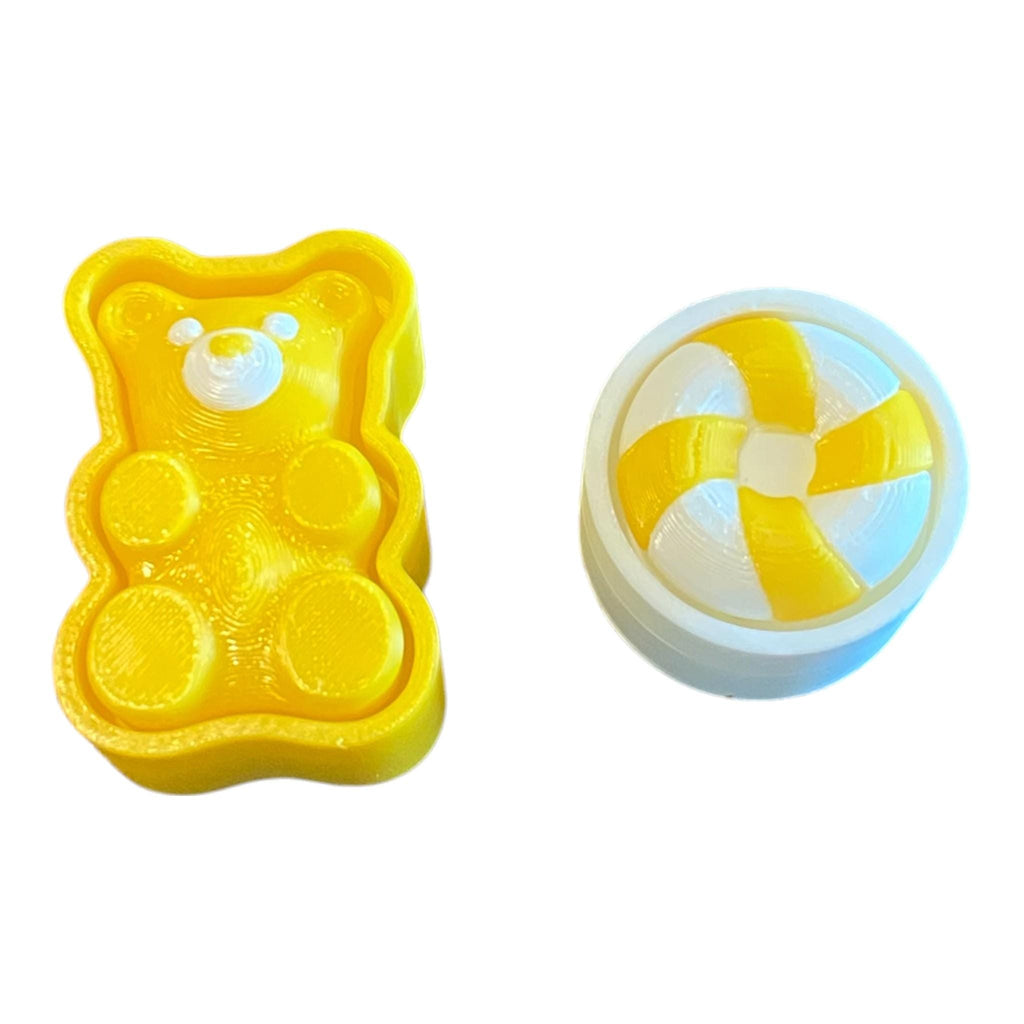 Gummy Candy Fidget Clicker Set | Sensory Toy | Anxiety Stress Relief | 3D Printed