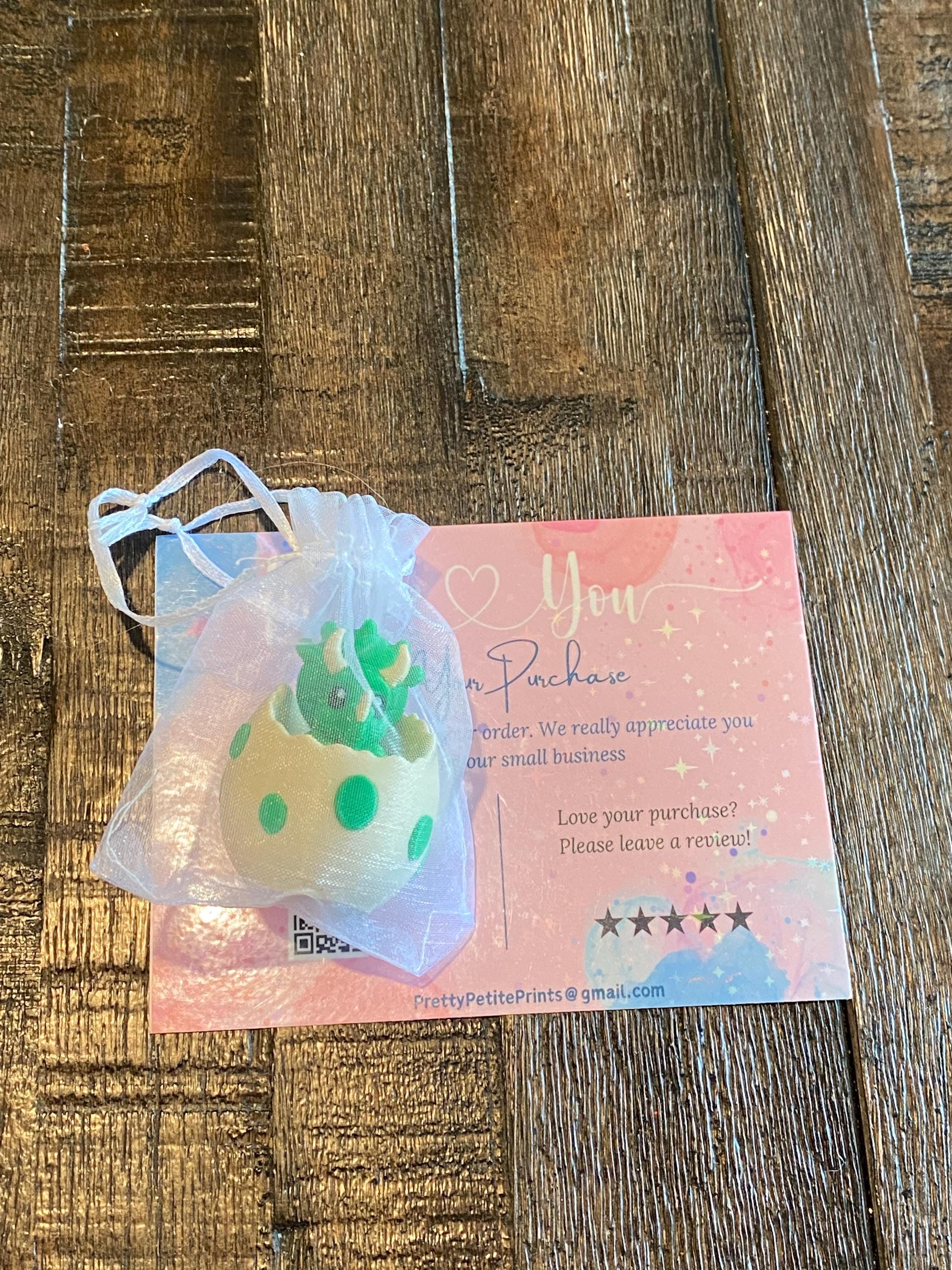 Charming Triceratops in Egg Stress Relief Fidget Clicker | 3D Printed Sensory Toy