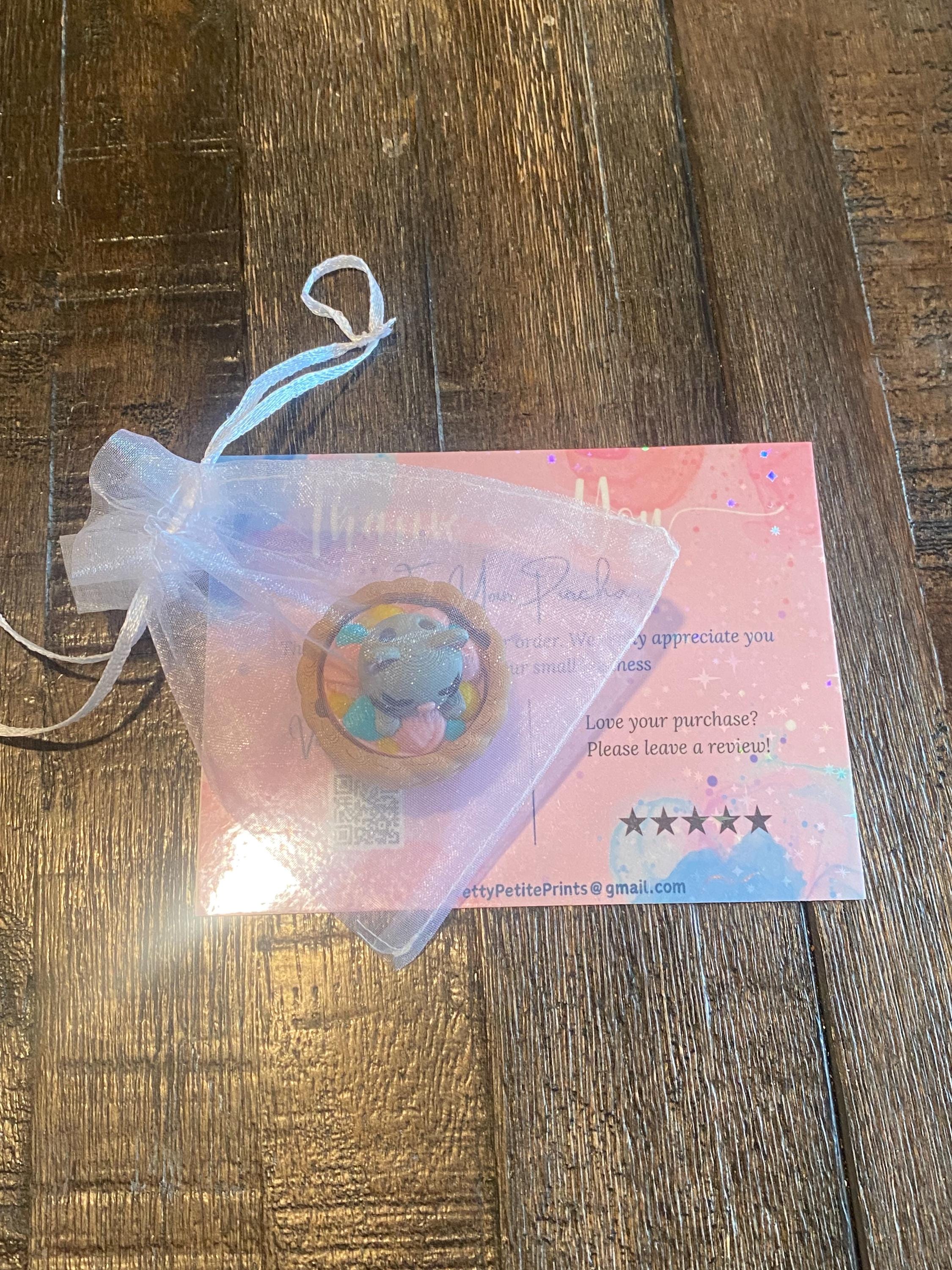 Adorable Cat in Yarn Basket Fidget Keychain | 3D Printed Sensory Toy, Stress Relief Clicker