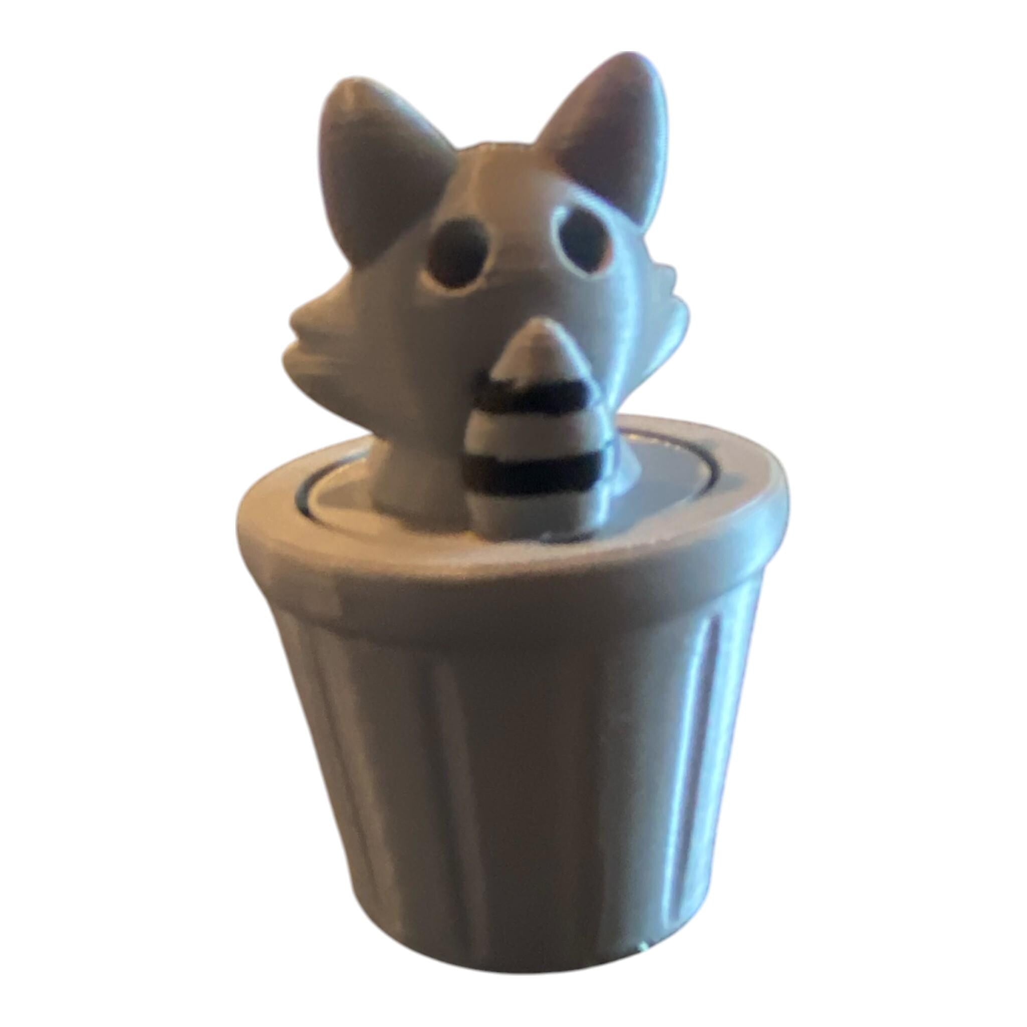Racoon Fidget Clicker Keychain | Raccoon Sensory Toy, Stress Relief, 3D Printed