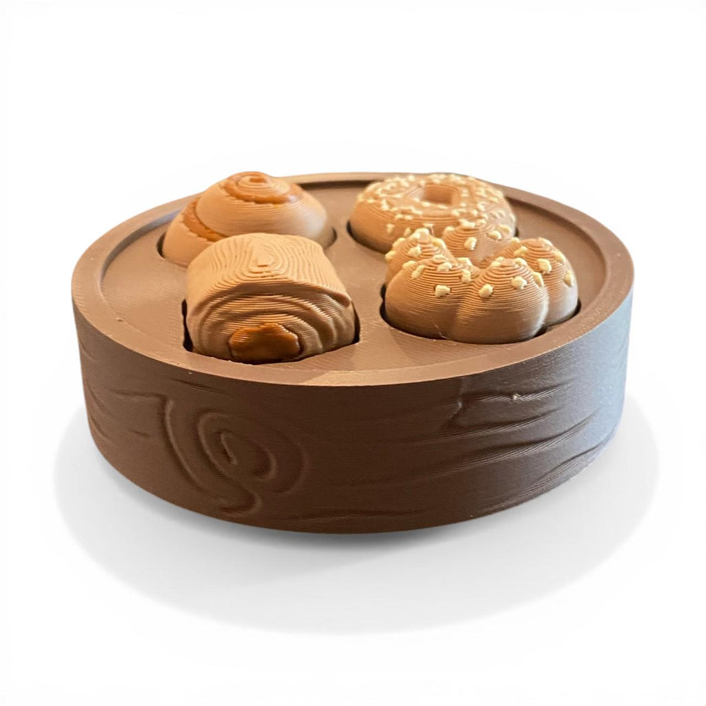 Sensory Rich Cookie Box Fidget Clicker Keychain | 3D Printed Sensory Toy | Dessert Gift