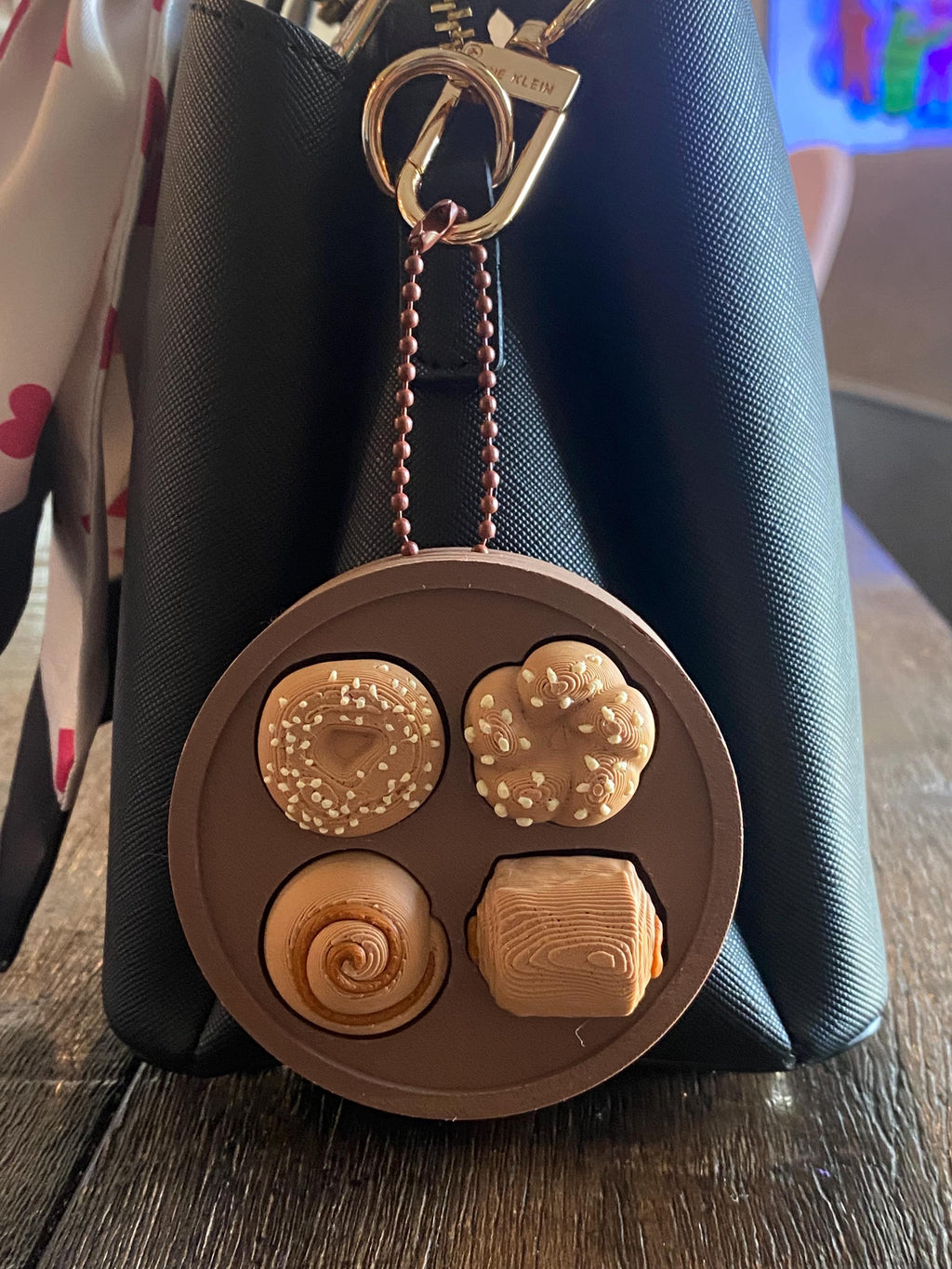Sensory Rich Cookie Box Fidget Clicker Keychain | 3D Printed Sensory Toy | Dessert Gift