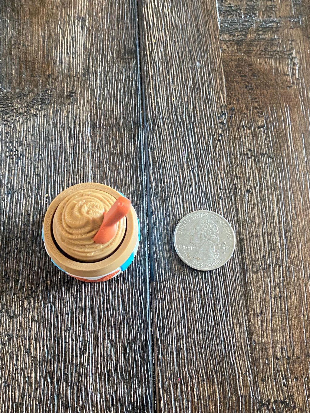 Peanut Butter Jar Fidget Clicker Keychain | Kawaii Sensory Toy | Foodie Gift