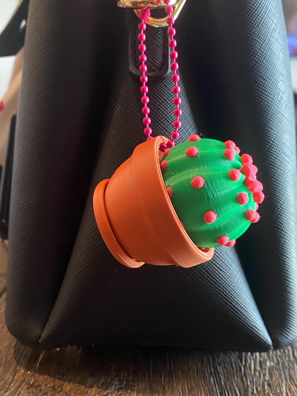 Adorable Cactus Plant Fidget Clicker Keychain | 3D Printed Sensory Toy | Anxiety Relief Gift
