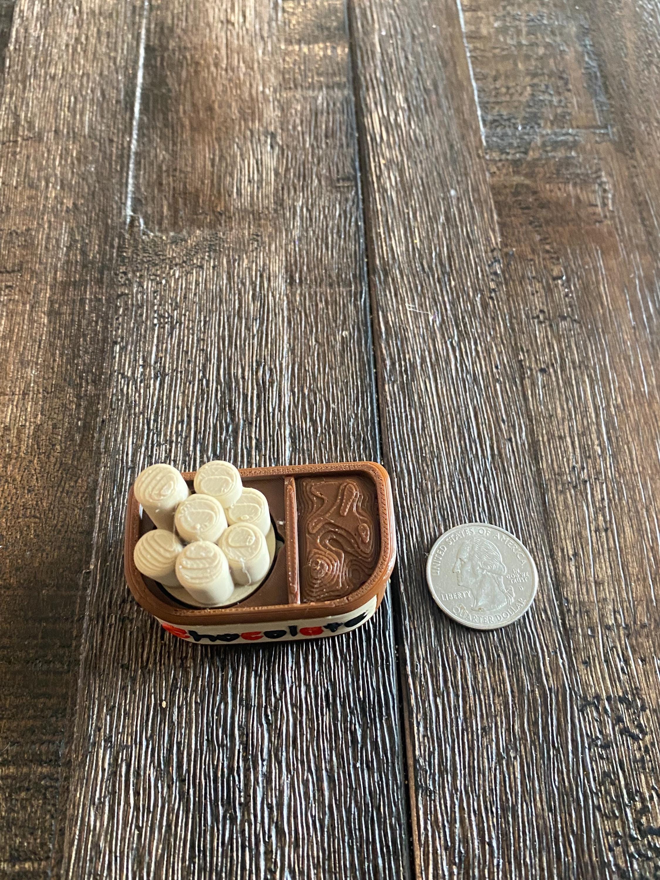 Yummy Chocolaty Breadstick Fidget Clicker Keychain | 3D Printed Sensory Toy | Foodie Gift