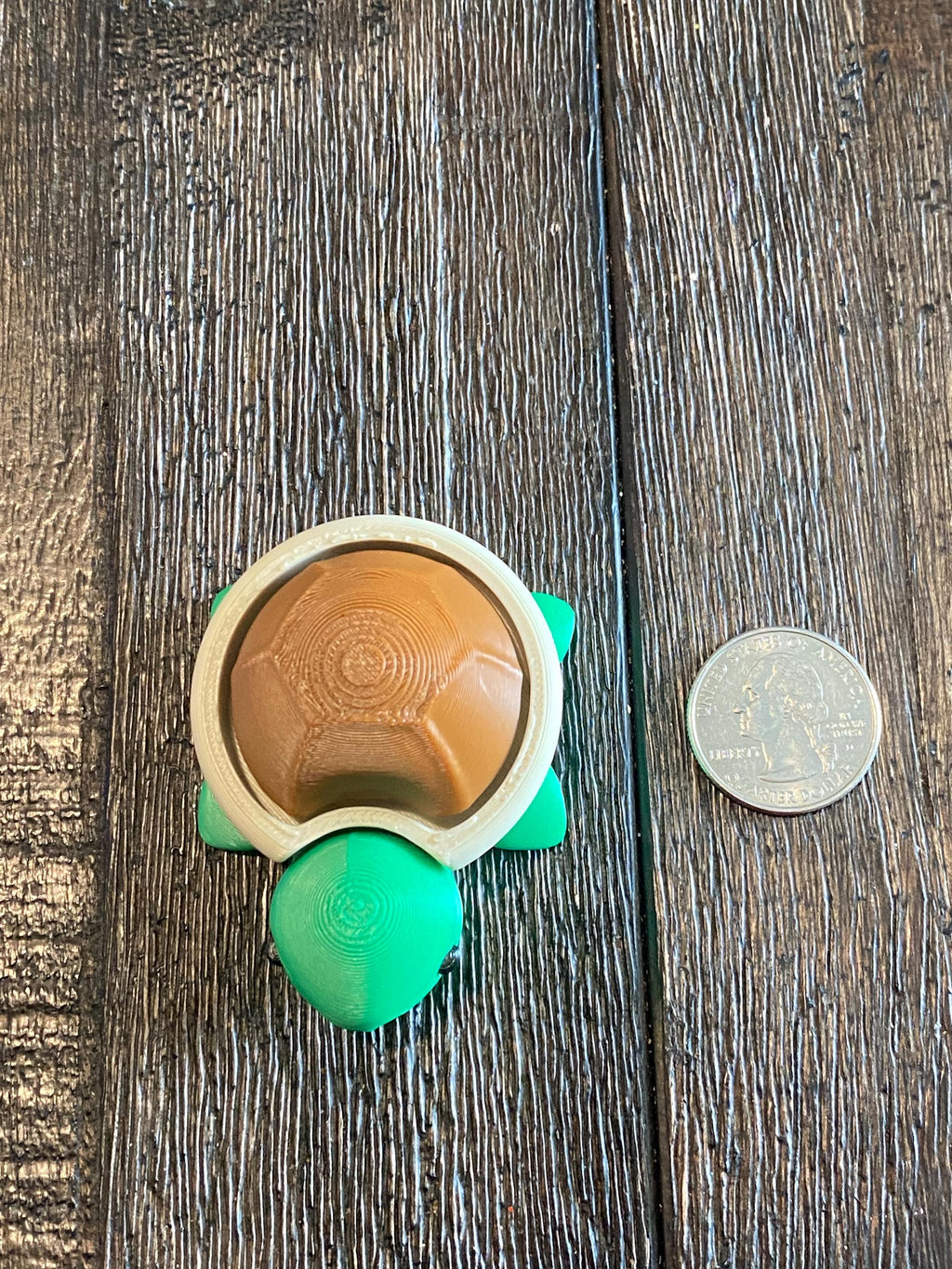 Adorable Baby Turtle Fidget Clicker Keychain | 3D Printed Sensory Toy | Anxiety Relief Gift
