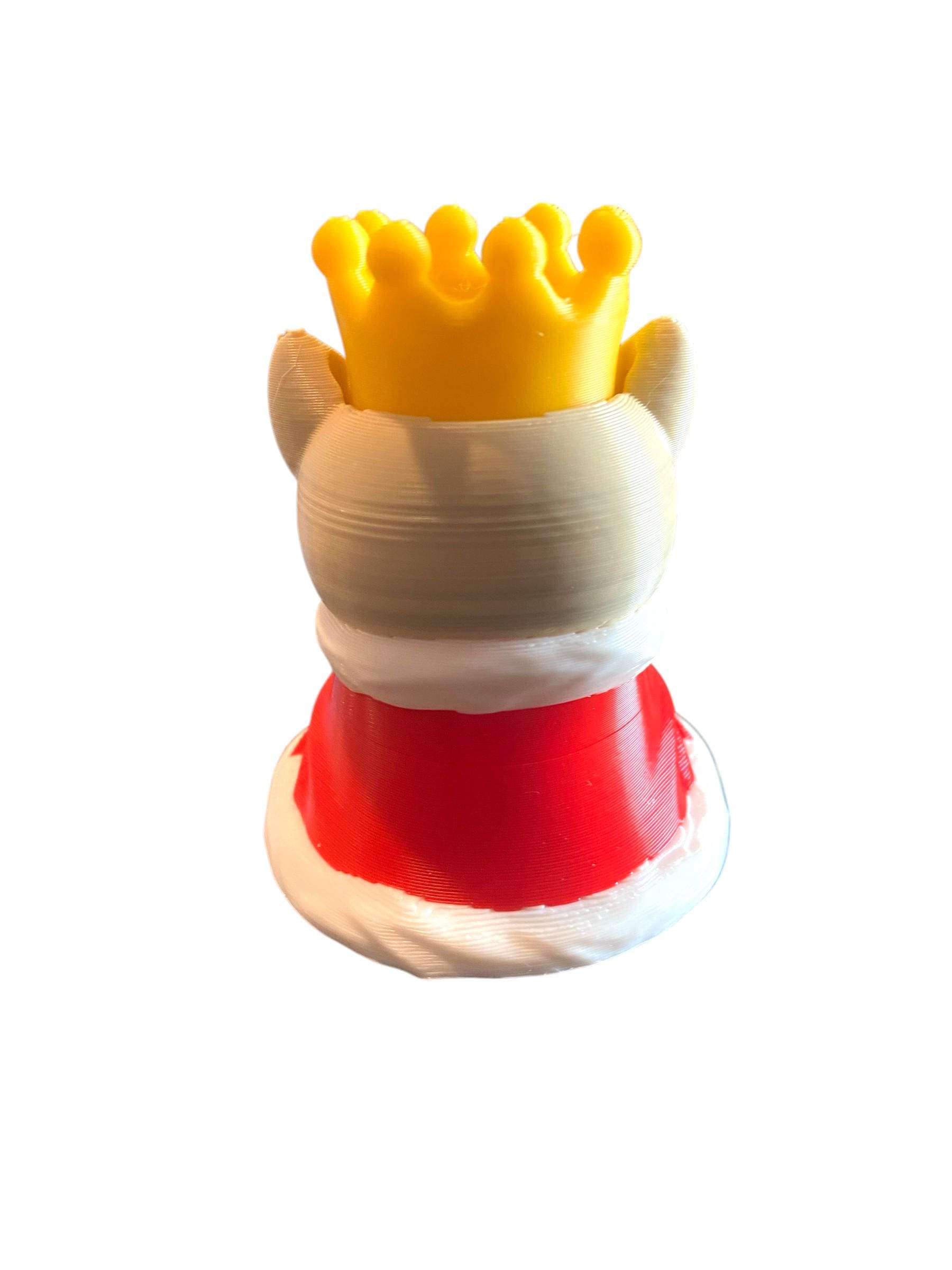 Cat King Anxiety Fidget Clicker | 3D Printed Stress Relief Toy