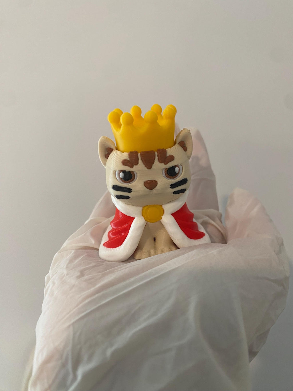 Cat King Anxiety Fidget Clicker | 3D Printed Stress Relief Toy