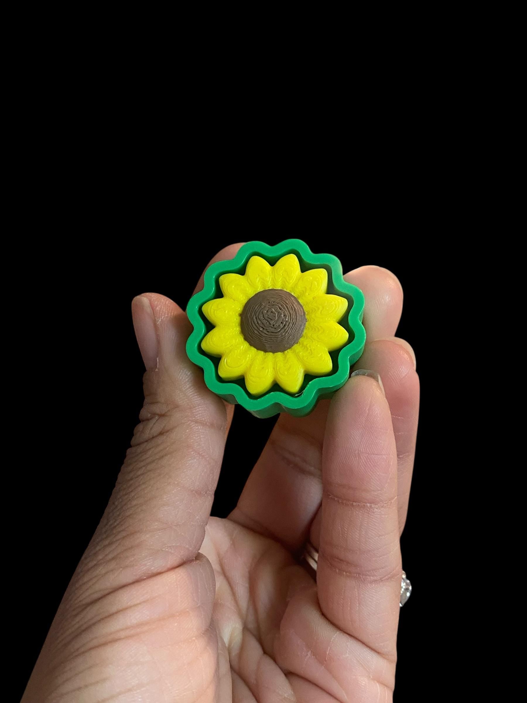 Spring Flower Fidget Clicker Set | 3D Printed Sensory Toy | Floral Gift