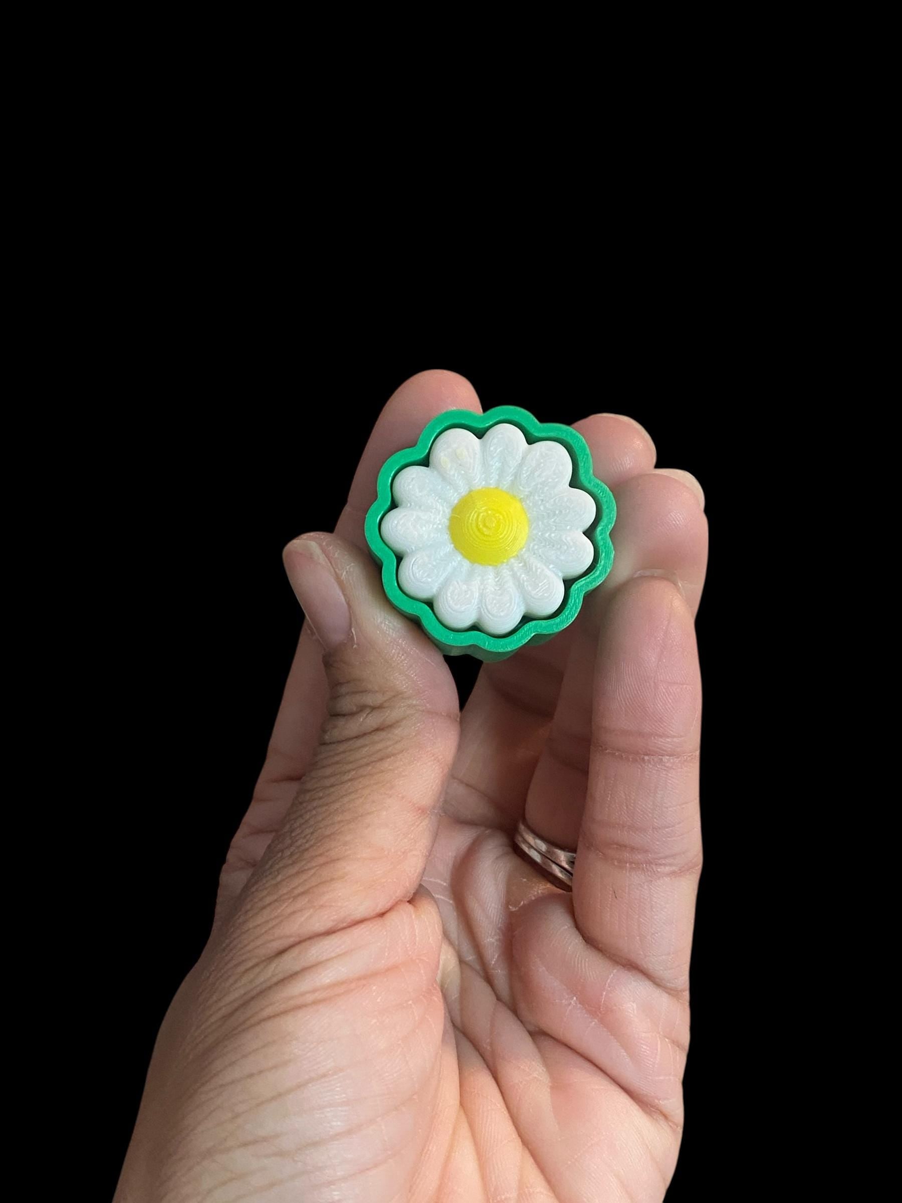 Spring Flower Fidget Clicker Set | 3D Printed Sensory Toy | Floral Gift