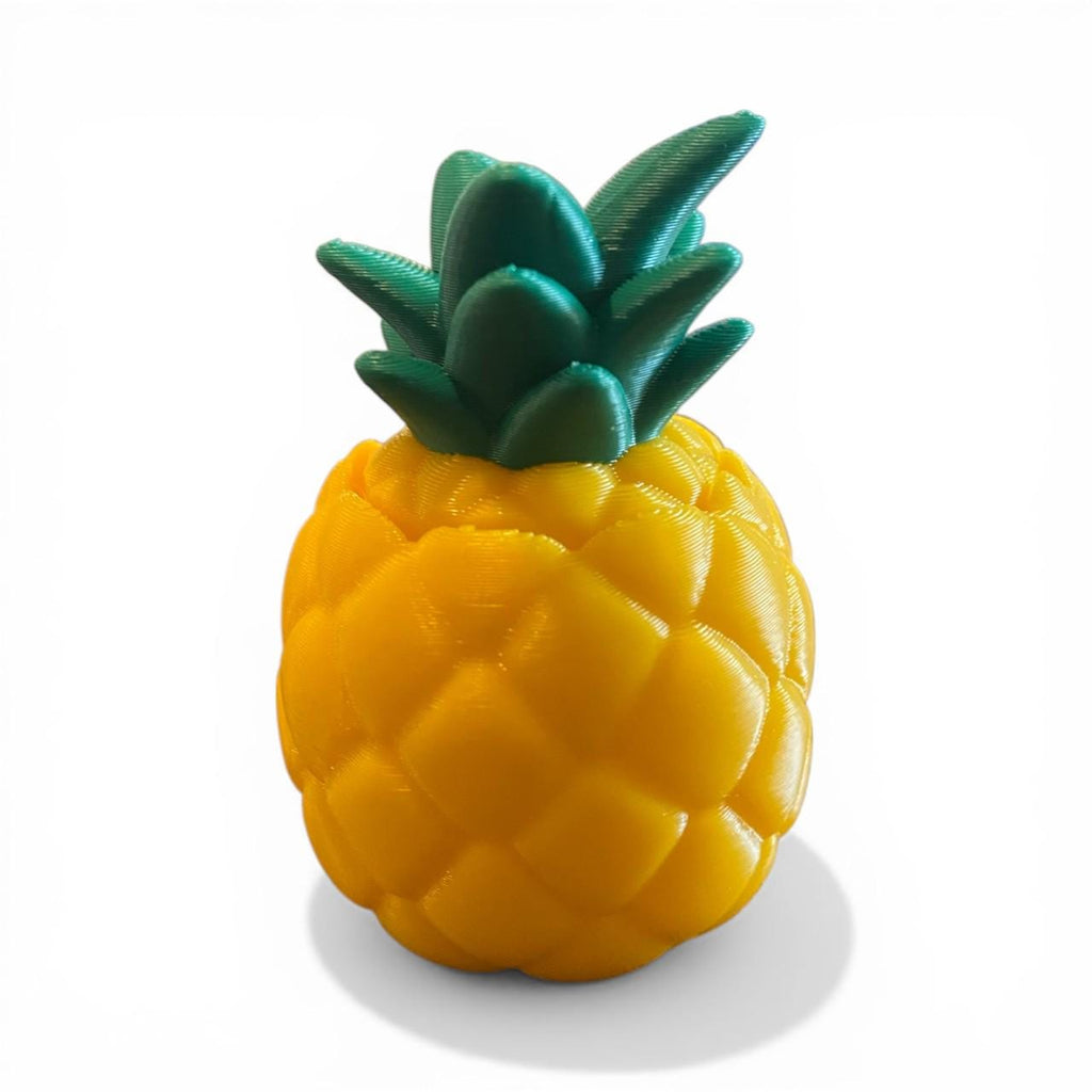 Juicy Pineapple Fidget Clicker Keychain | 3D Printed Sensory Toy | Anxiety Relief Gift