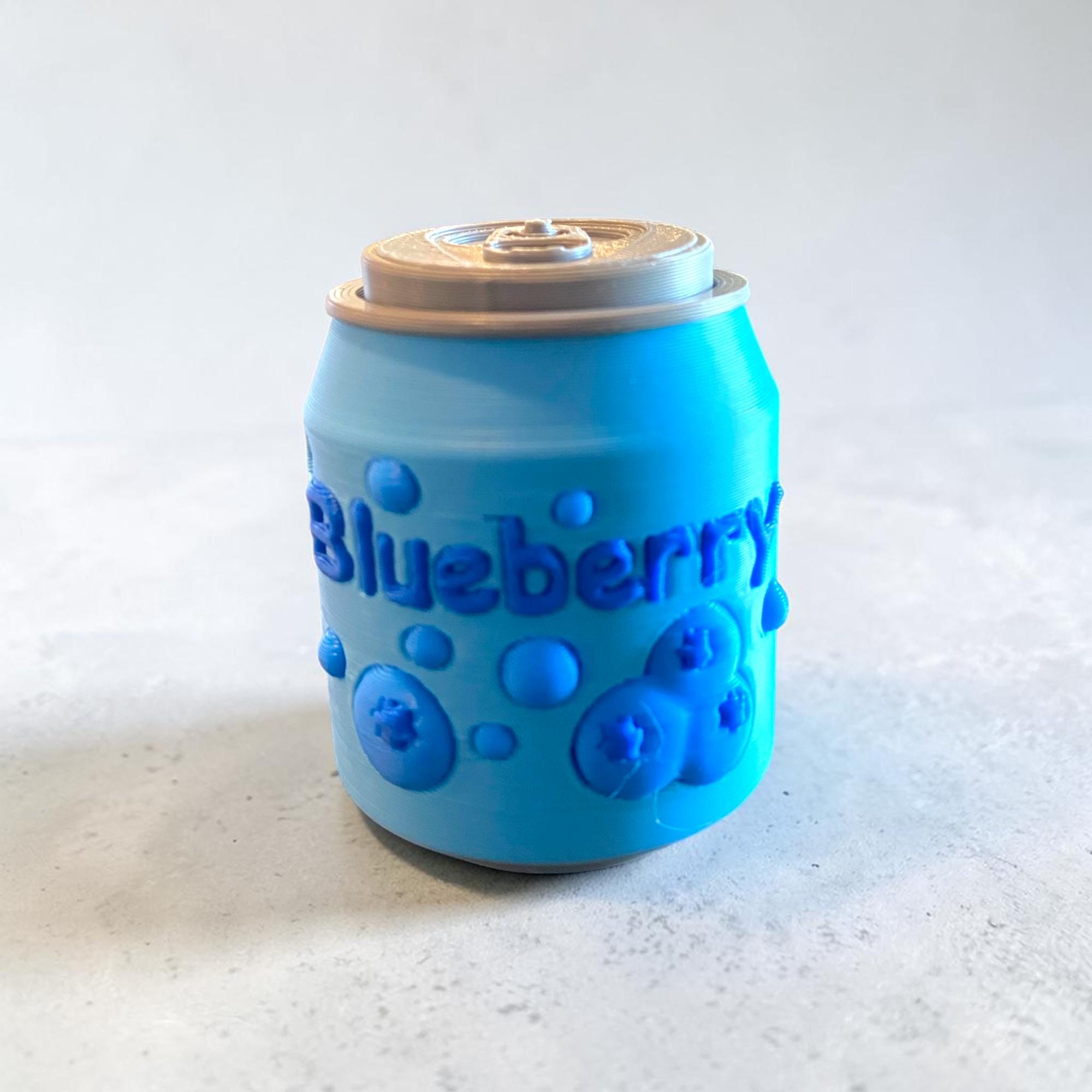 Tiny Soda Can Fidget Clicker Keychain | 3D Printed Sensory Toy | Custom Drink Gift