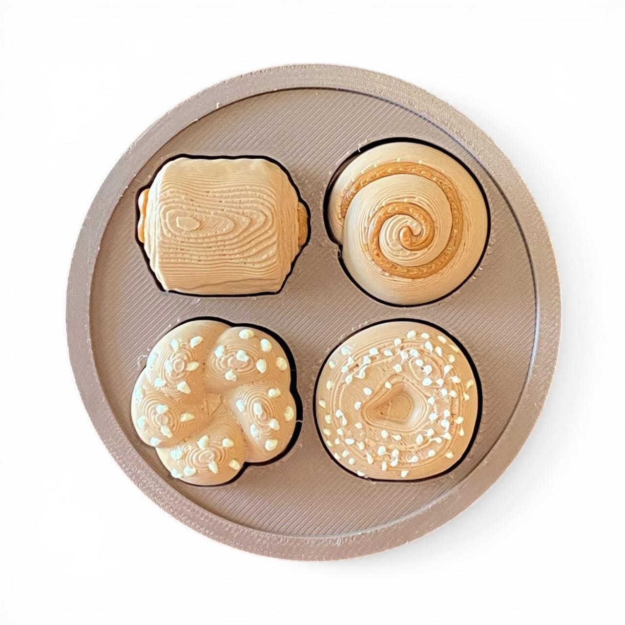 Sensory Rich Cookie Box Fidget Clicker Keychain | 3D Printed Sensory Toy | Dessert Gift