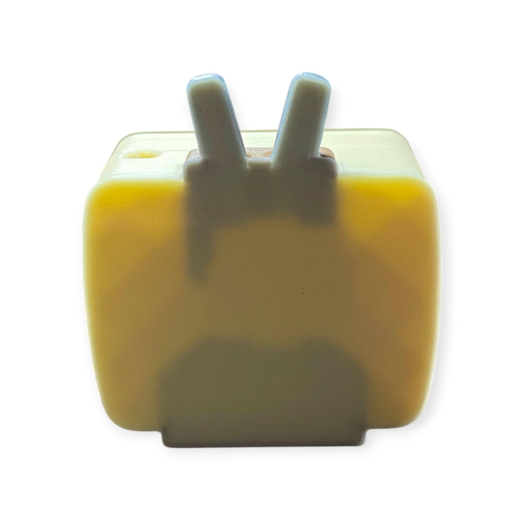 Retro TV Fidget Clicker Keychain | 3D Printed Sensory Toy | Nostalgic Novelty Gift