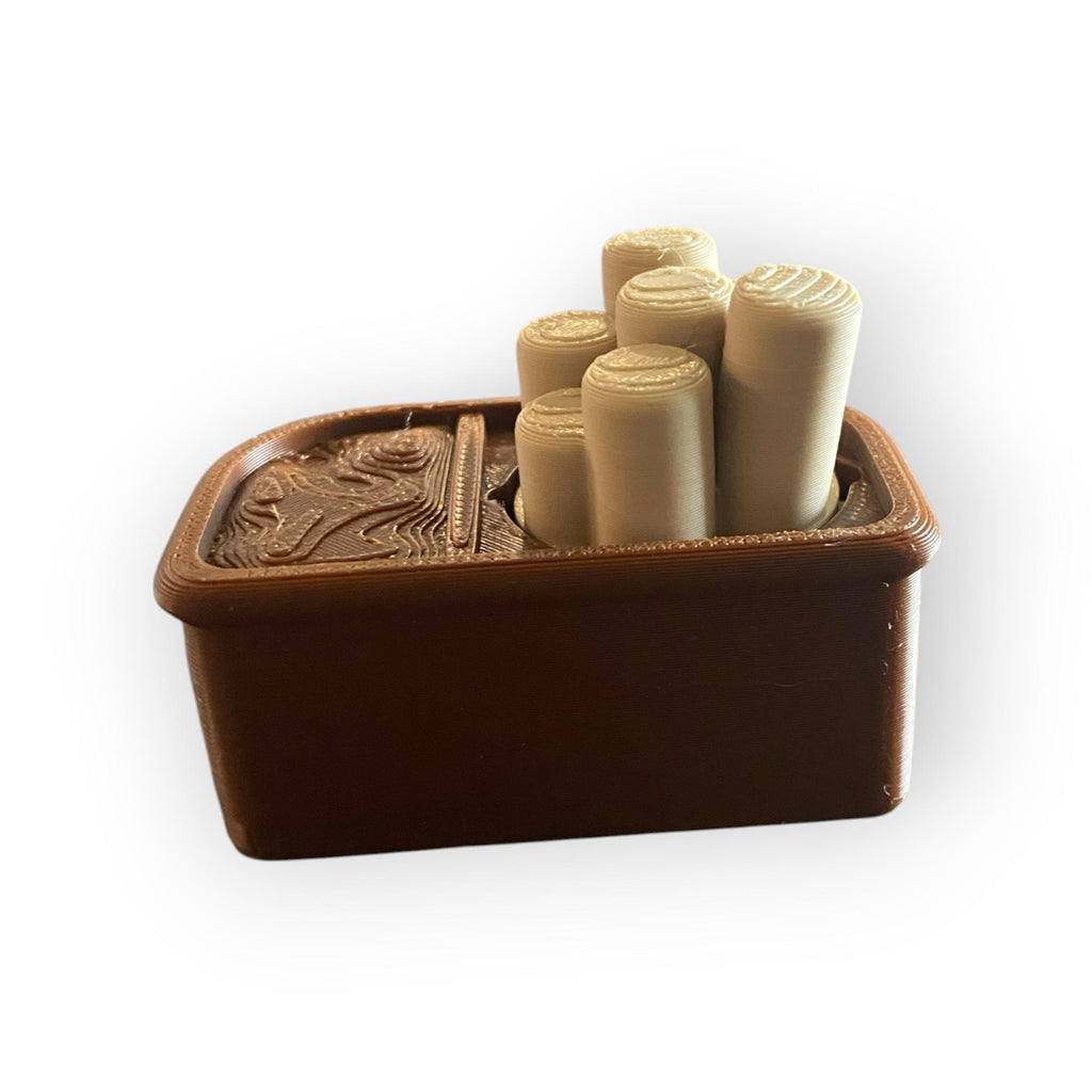 Yummy Chocolaty Breadstick Fidget Clicker Keychain | 3D Printed Sensory Toy | Foodie Gift