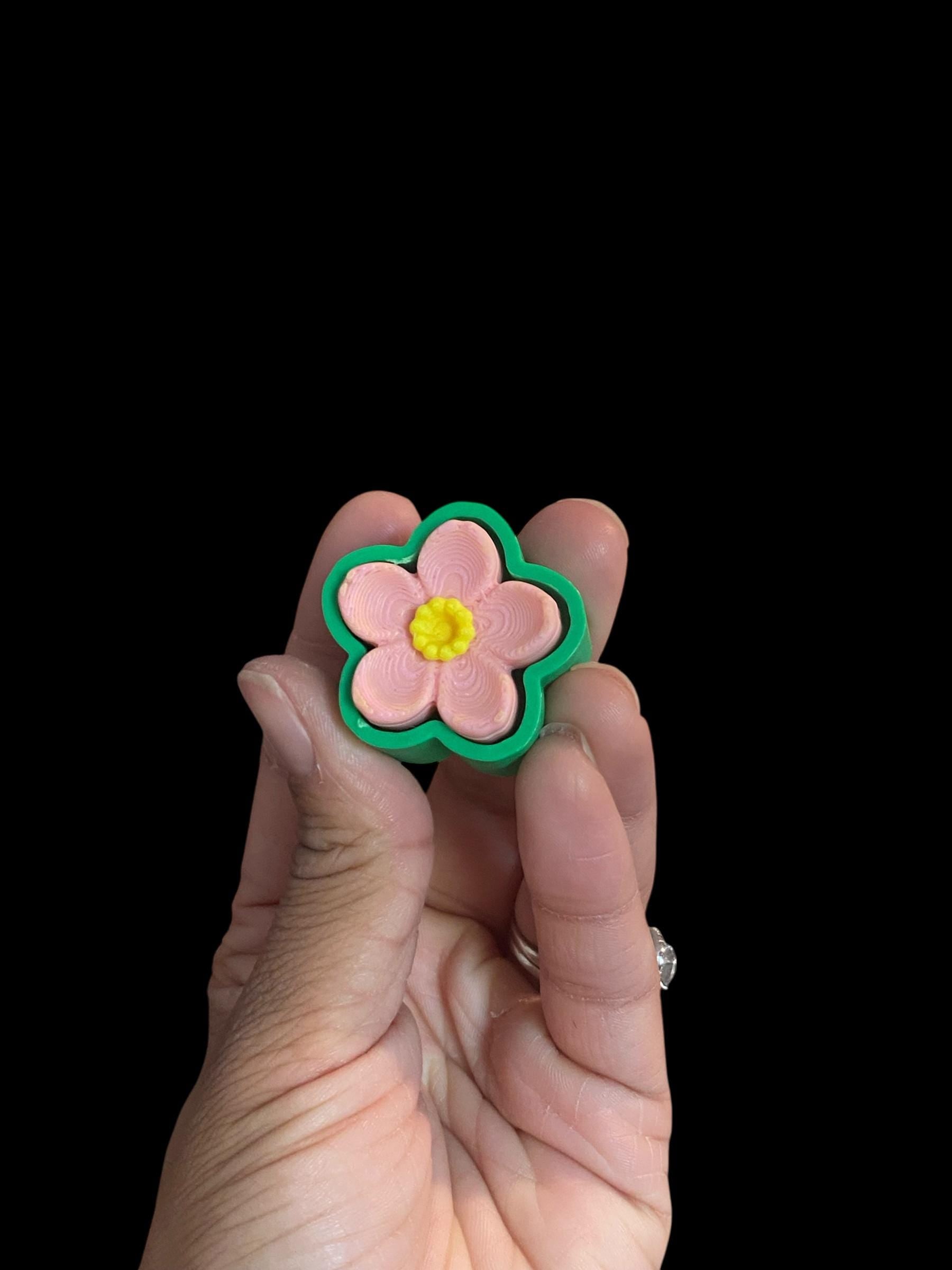 Spring Flower Fidget Clicker Set | 3D Printed Sensory Toy | Floral Gift