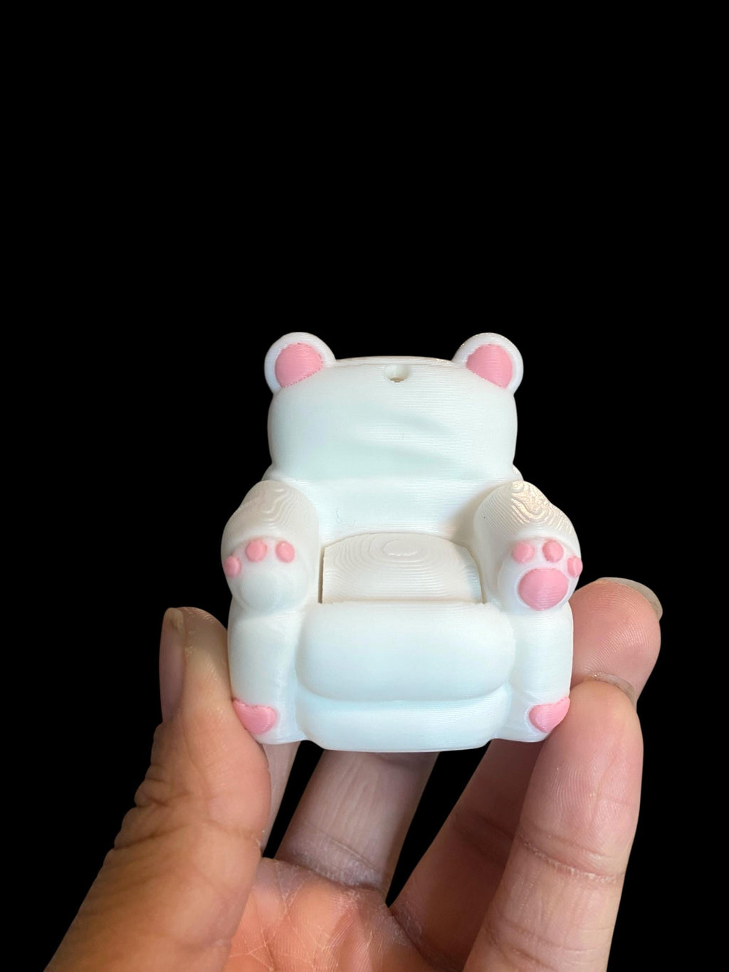 Comfy Cozy Sofa Chair Fidget Clicker Keychain | 3D Printed Sensory Toy | Home Decor Gift