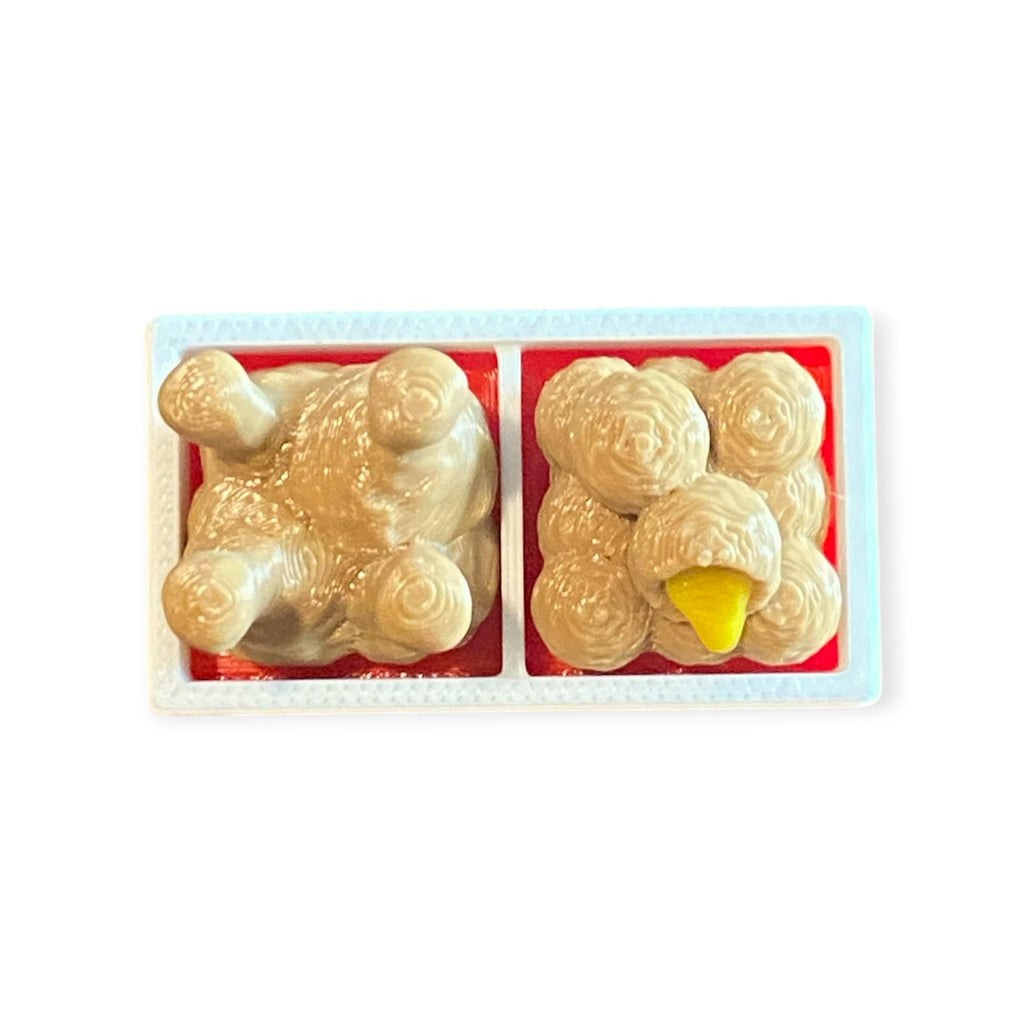 Delicious Fried Combo Box Fidget Clicker Keychain | 3D Printed Sensory Toy | Foodie Gift