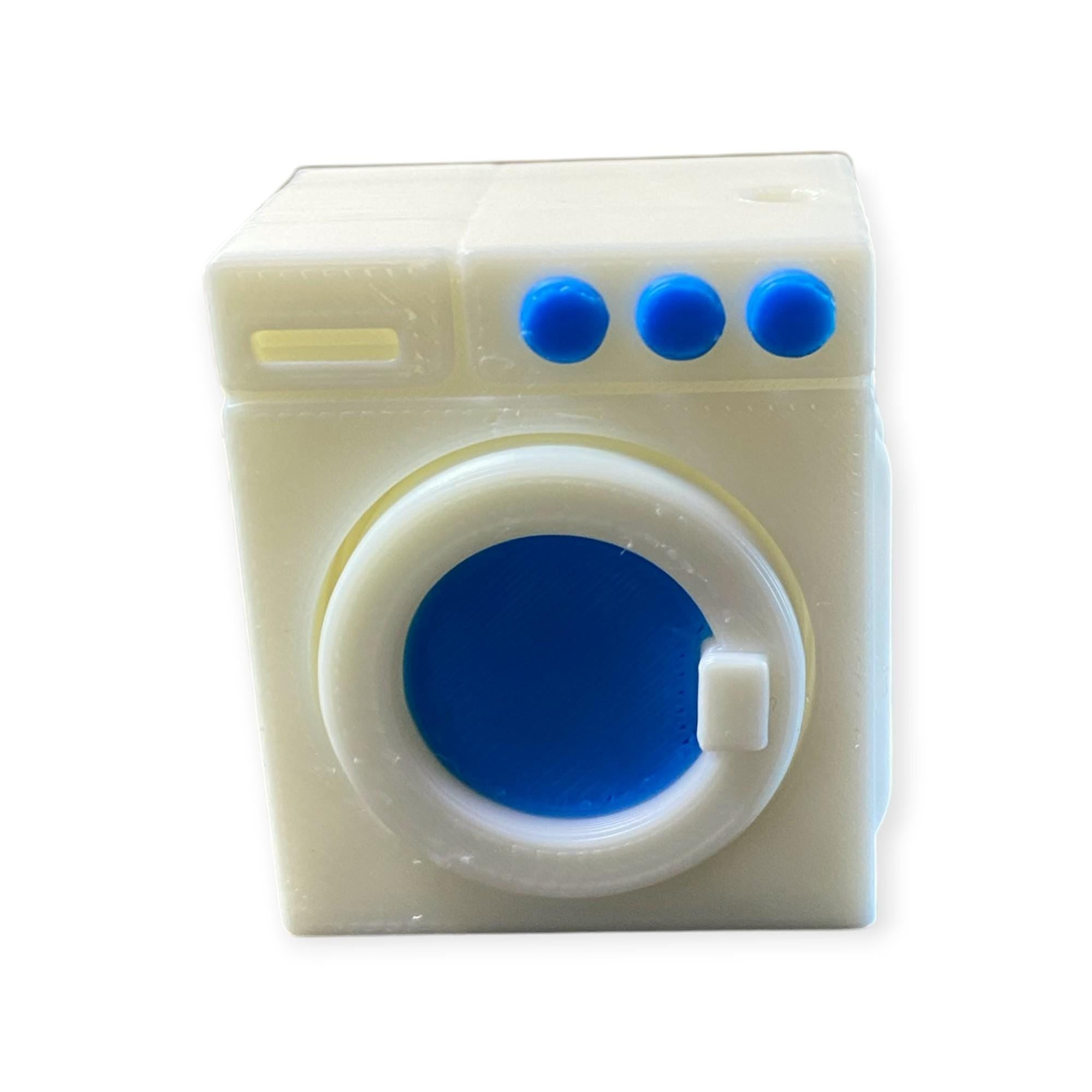 Laundry Set Fidget Clicker Keychain | 3D Printed Sensory Toy | Cottagecore Gift