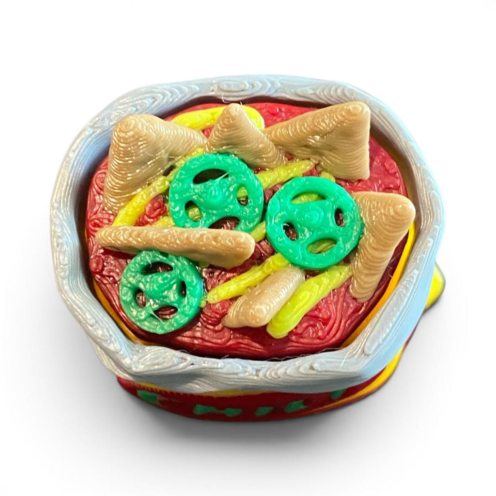 Chili Pie Fidget Clicker Keychain | 3D Printed Sensory Toy | Snack Gift