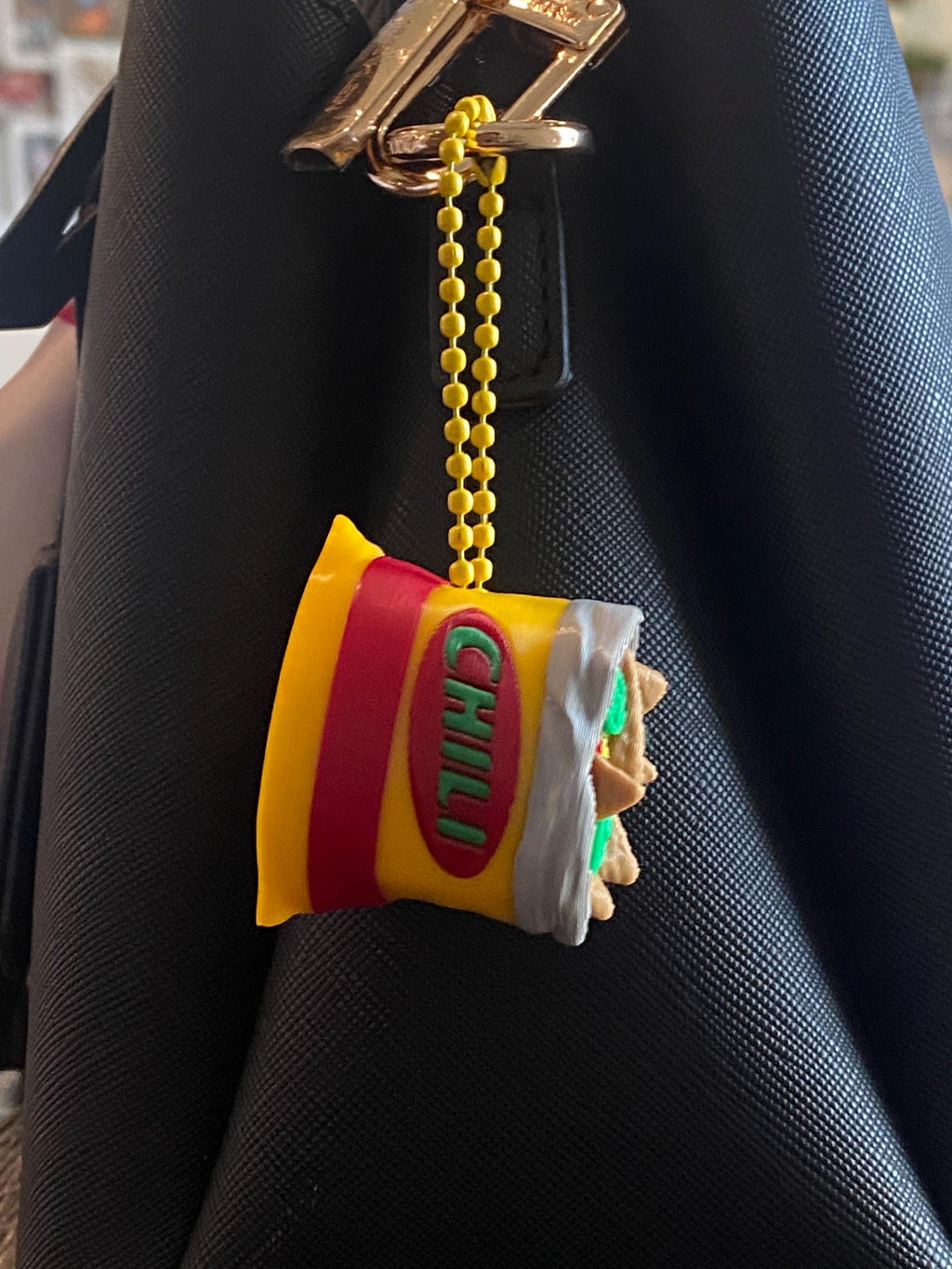 Chili Pie Fidget Clicker Keychain | 3D Printed Sensory Toy | Snack Gift