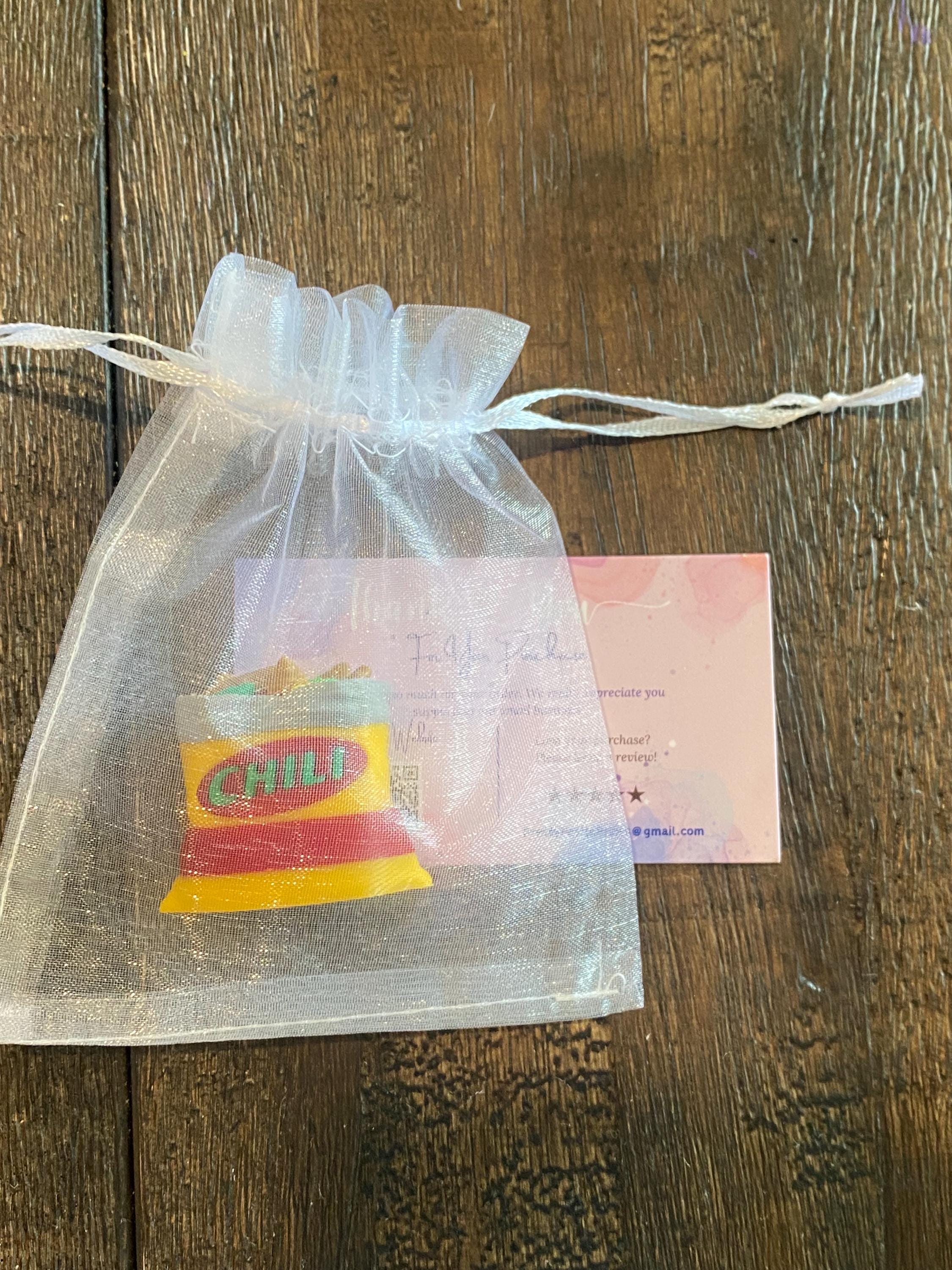 Chili Pie Fidget Clicker Keychain | 3D Printed Sensory Toy | Snack Gift