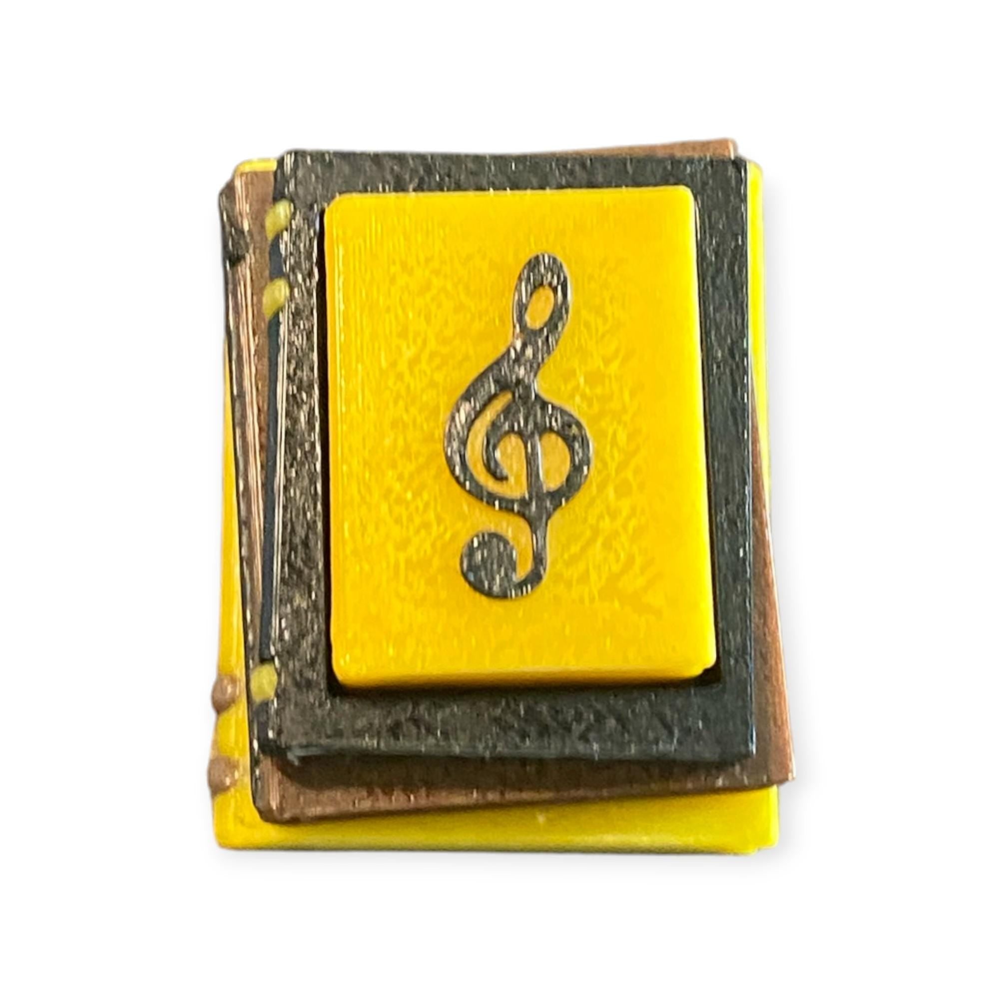 Stacked Books Fidget Clicker Keychain | 3D Printed Sensory Toy | Book Lover Gift