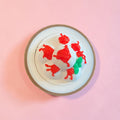 Coconut Ice Cream Sundae Fidget Clicker Keychain | 3D Printed Sensory Toy | Summer Gift