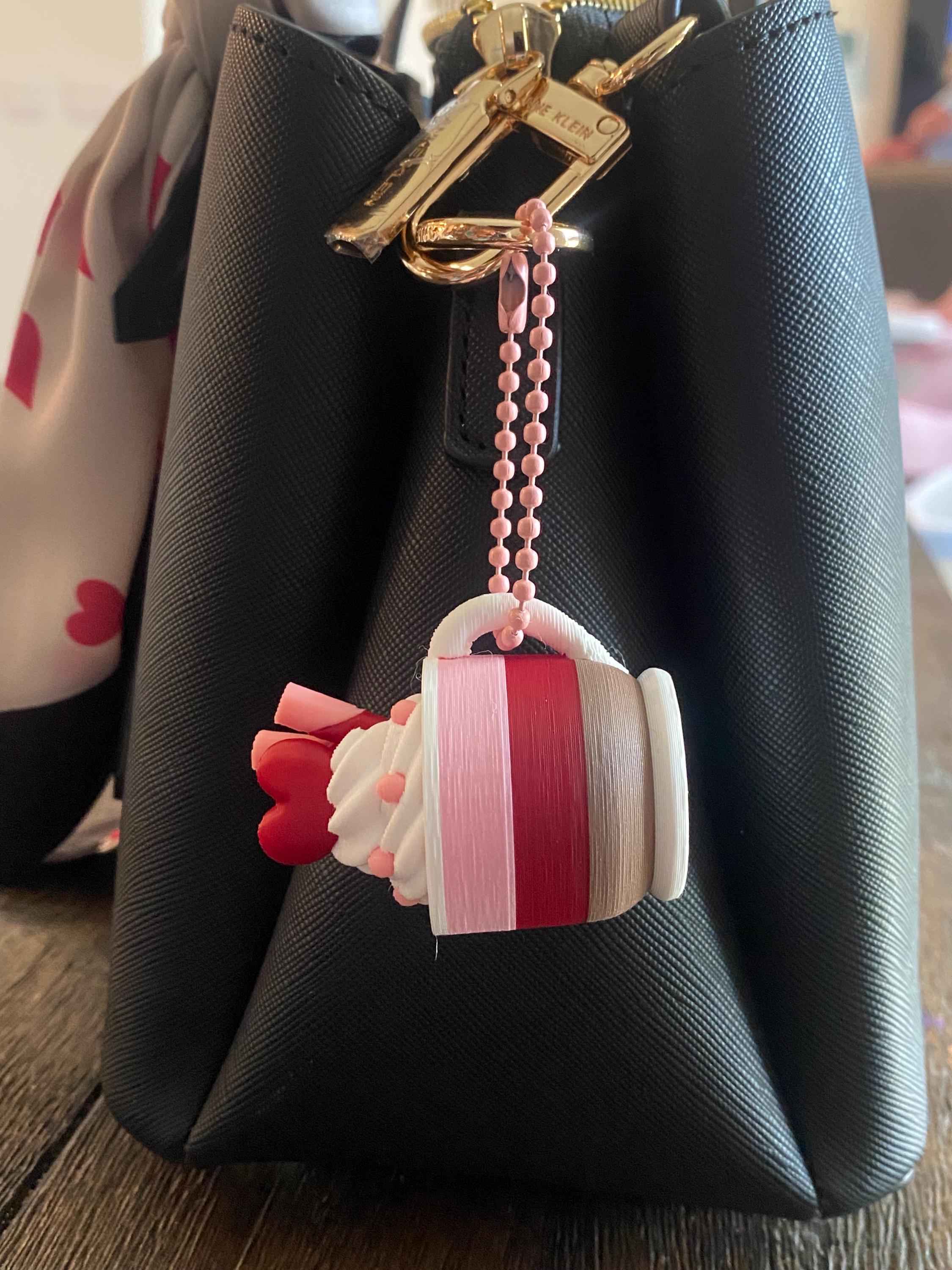 Hot Cocoa Valentine Fidget Clicker Keychain | 3D Printed Sensory Toy | Love Gift