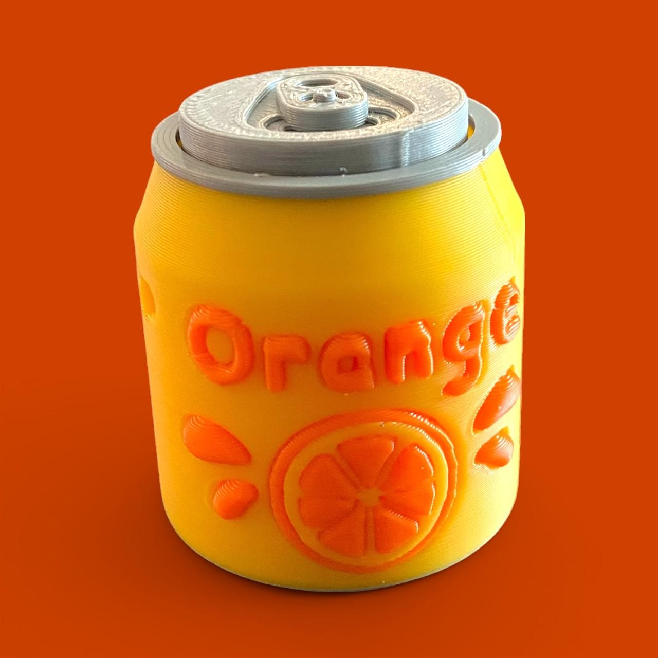 Tiny Soda Can Fidget Clicker Keychain | 3D Printed Sensory Toy | Custom Drink Gift