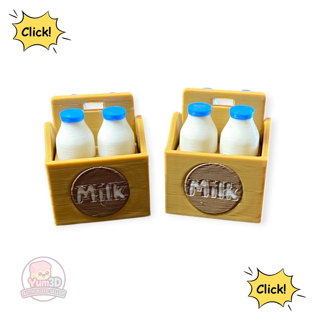 Milk Crate Fidget Clicker Keychain | 3D Printed Sensory Toy | Cat Gift
