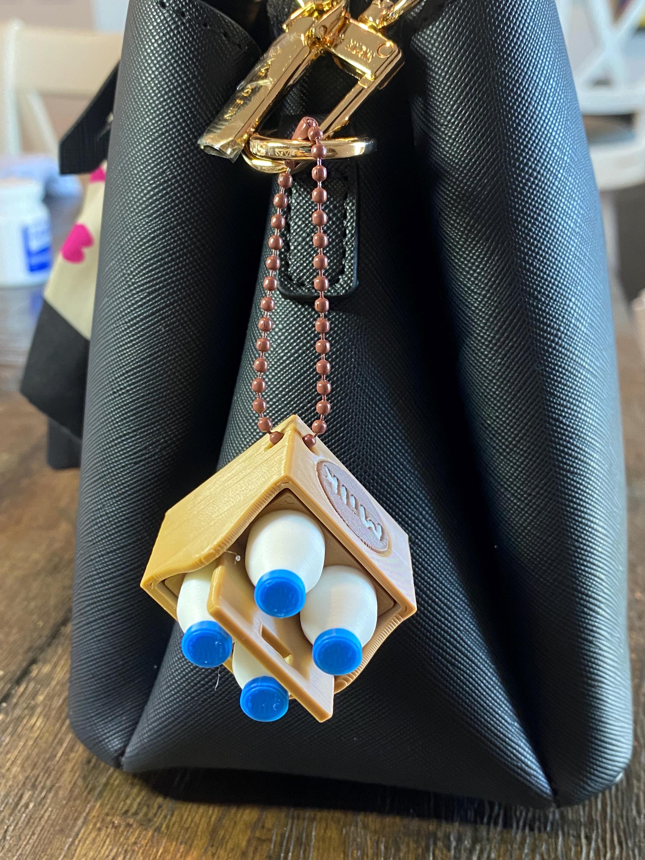 Milk Crate Fidget Clicker Keychain | 3D Printed Sensory Toy | Cat Gift