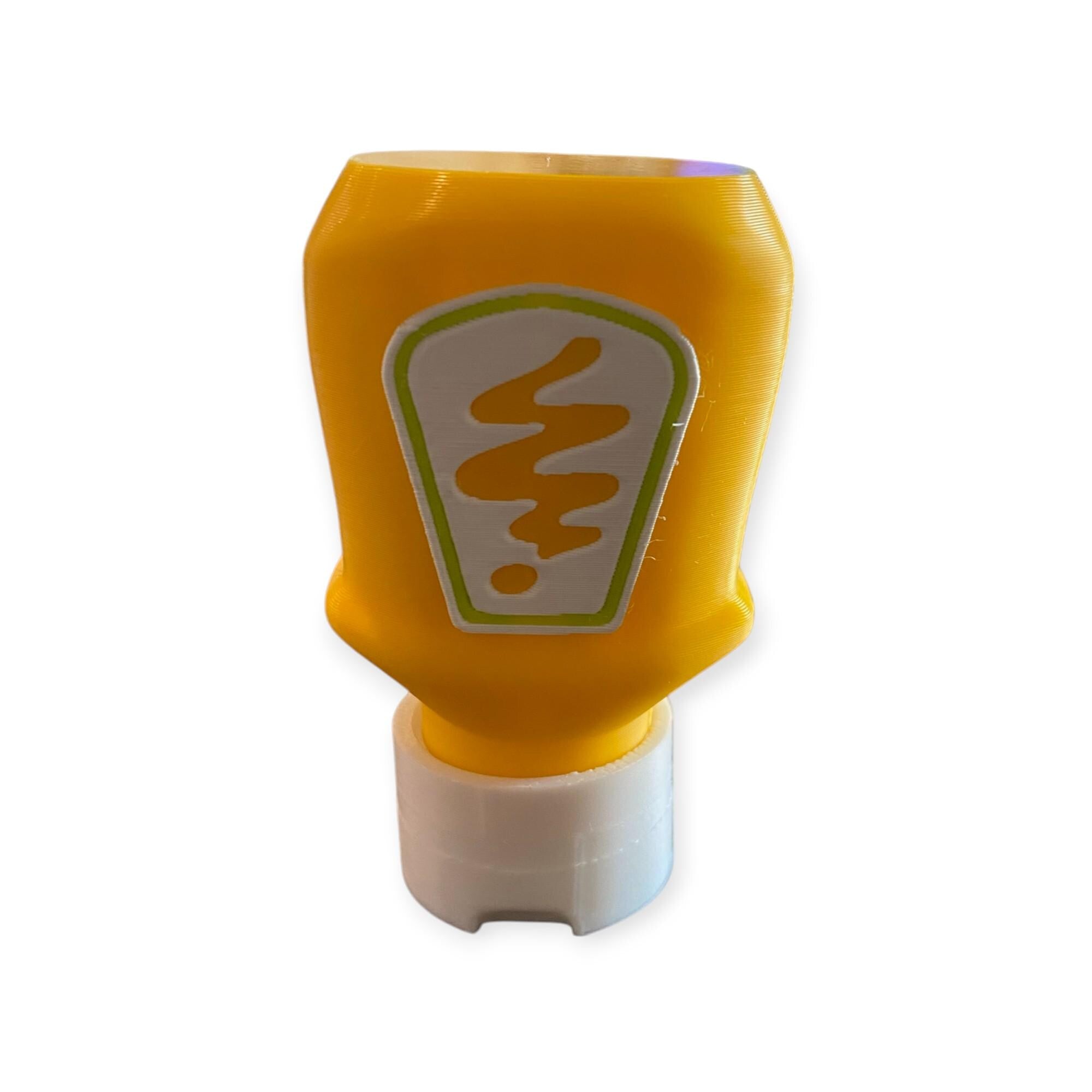 Condiment Set Fidget Clicker Keychain | 3D Printed Sensory Toy | Food Gift