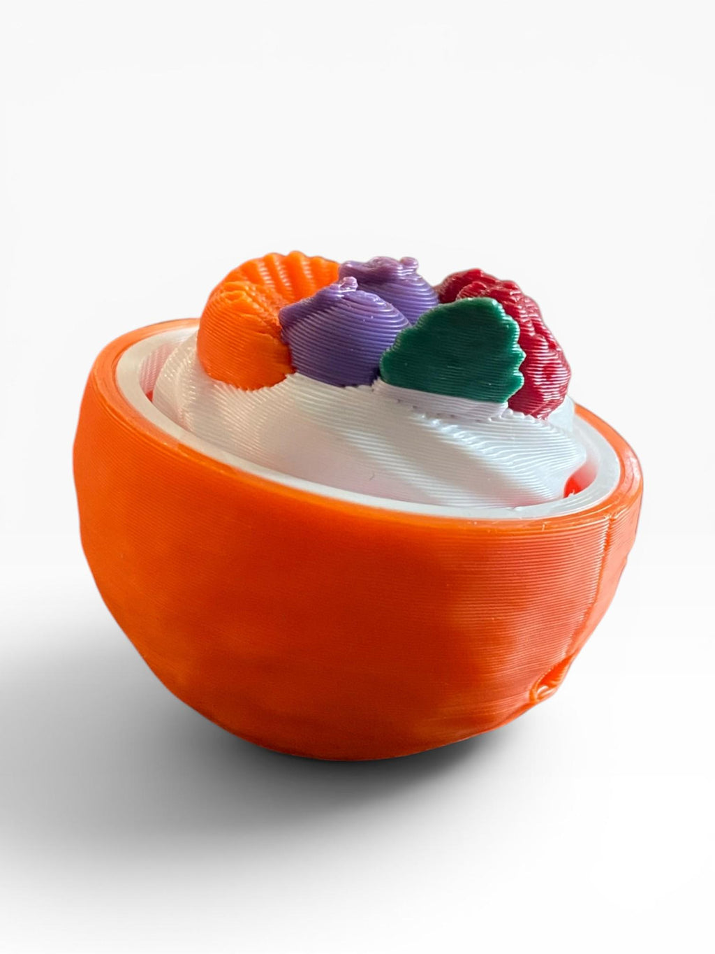 Fruit Bowl Fidget Clicker Keychain | 3D Printed Sensory Toy | Summer Gift