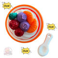 Fruit Bowl Fidget Clicker Keychain | 3D Printed Sensory Toy | Summer Gift