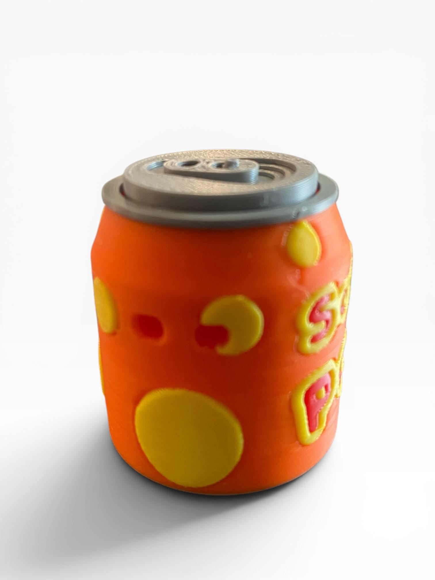 Soda Pop Can Fidget Clicker Keychain | 3D Printed Sensory Toy | Personalized Drink Gift