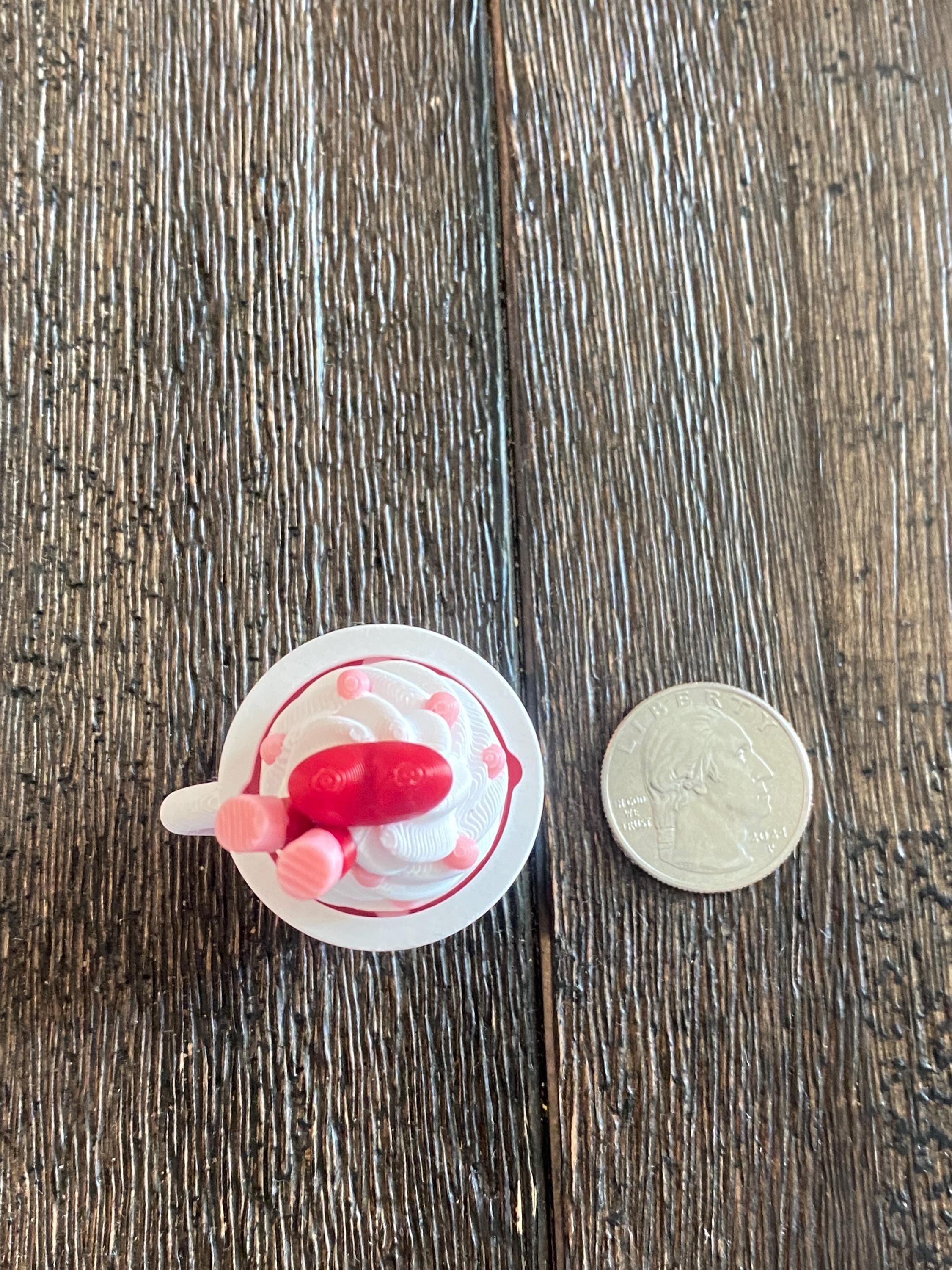 Hot Cocoa Valentine Fidget Clicker Keychain | 3D Printed Sensory Toy | Love Gift