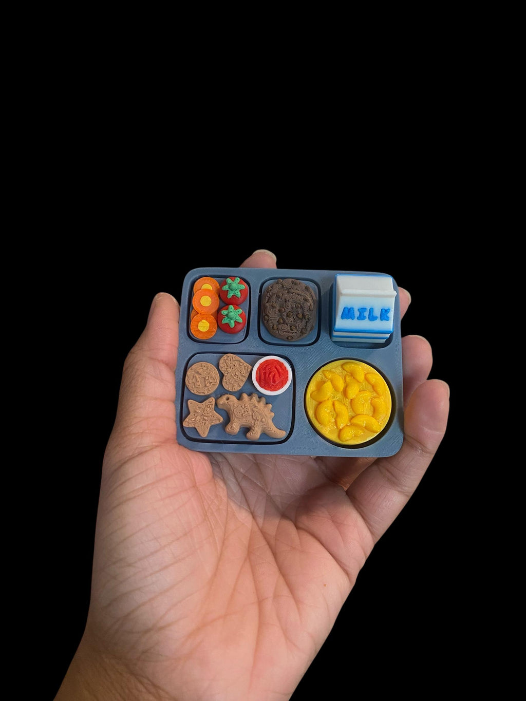 Lunchbox Fidget Clicker Keychain | 3D Printed Sensory Toy | Kawaii Snack Gift