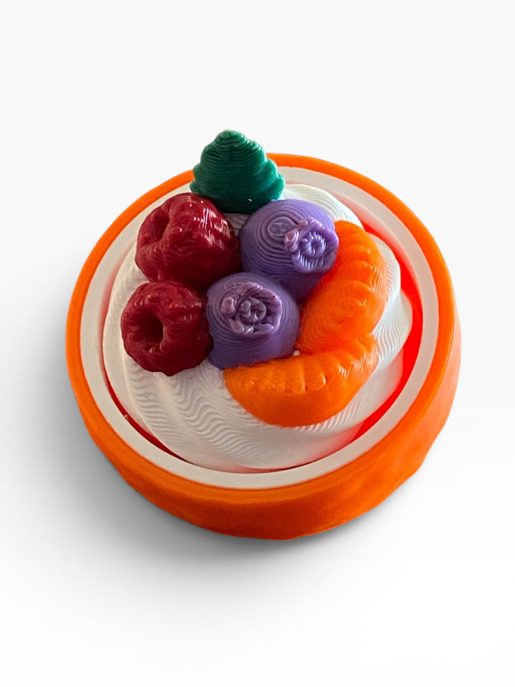 Fruit Bowl Fidget Clicker Keychain | 3D Printed Sensory Toy | Summer Gift