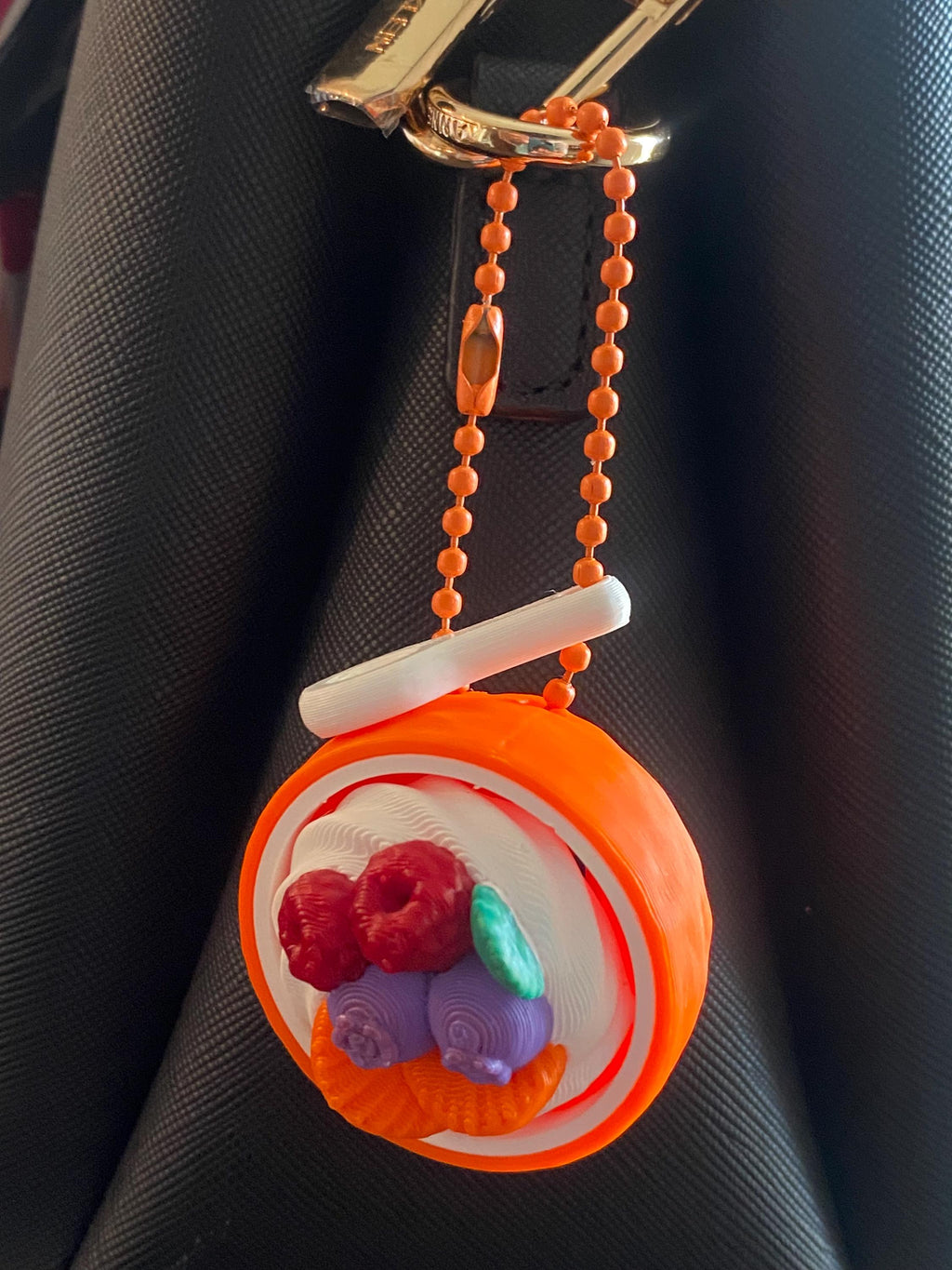 Fruit Bowl Fidget Clicker Keychain | 3D Printed Sensory Toy | Summer Gift