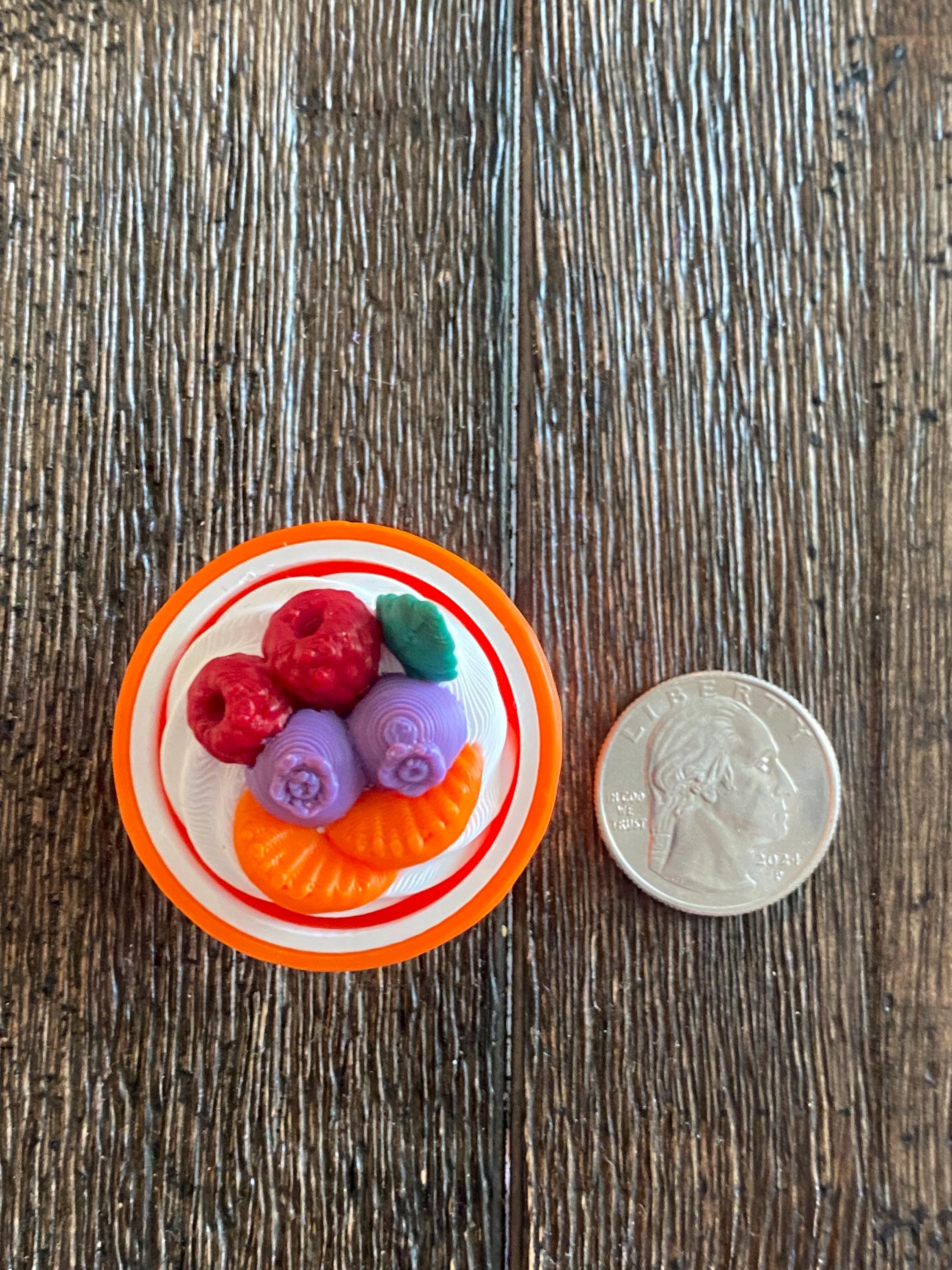 Fruit Bowl Fidget Clicker Keychain | 3D Printed Sensory Toy | Summer Gift