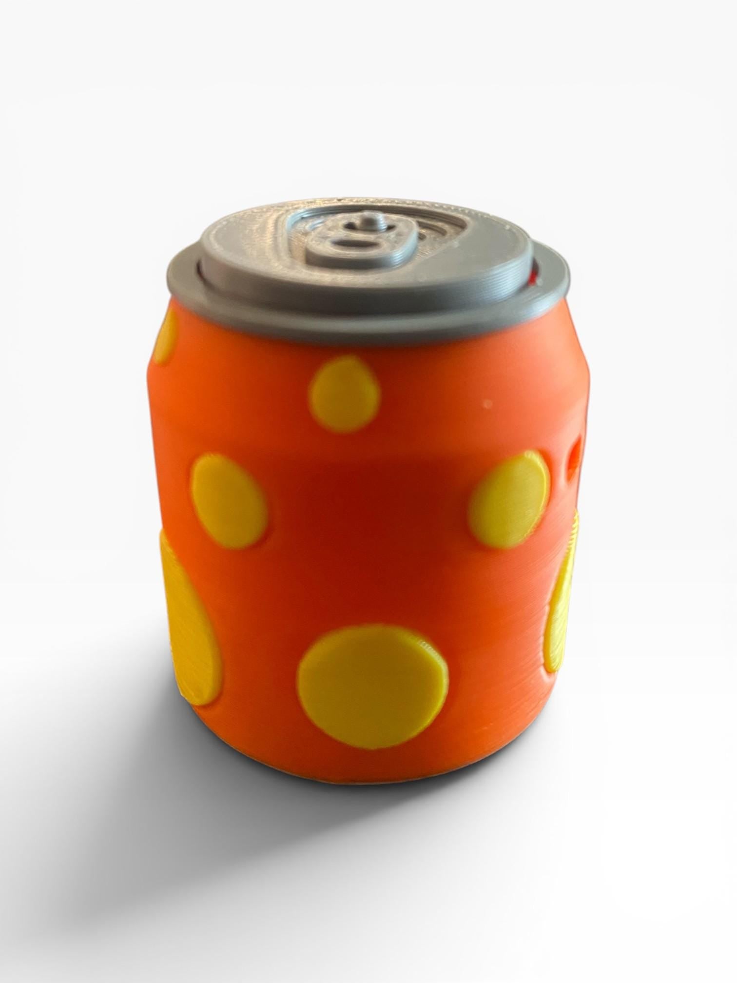 Soda Pop Can Fidget Clicker Keychain | 3D Printed Sensory Toy | Personalized Drink Gift