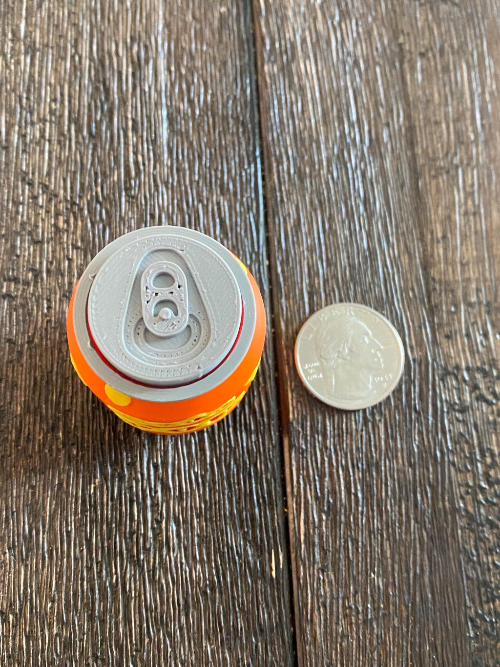 Soda Pop Can Fidget Clicker Keychain | 3D Printed Sensory Toy | Personalized Drink Gift