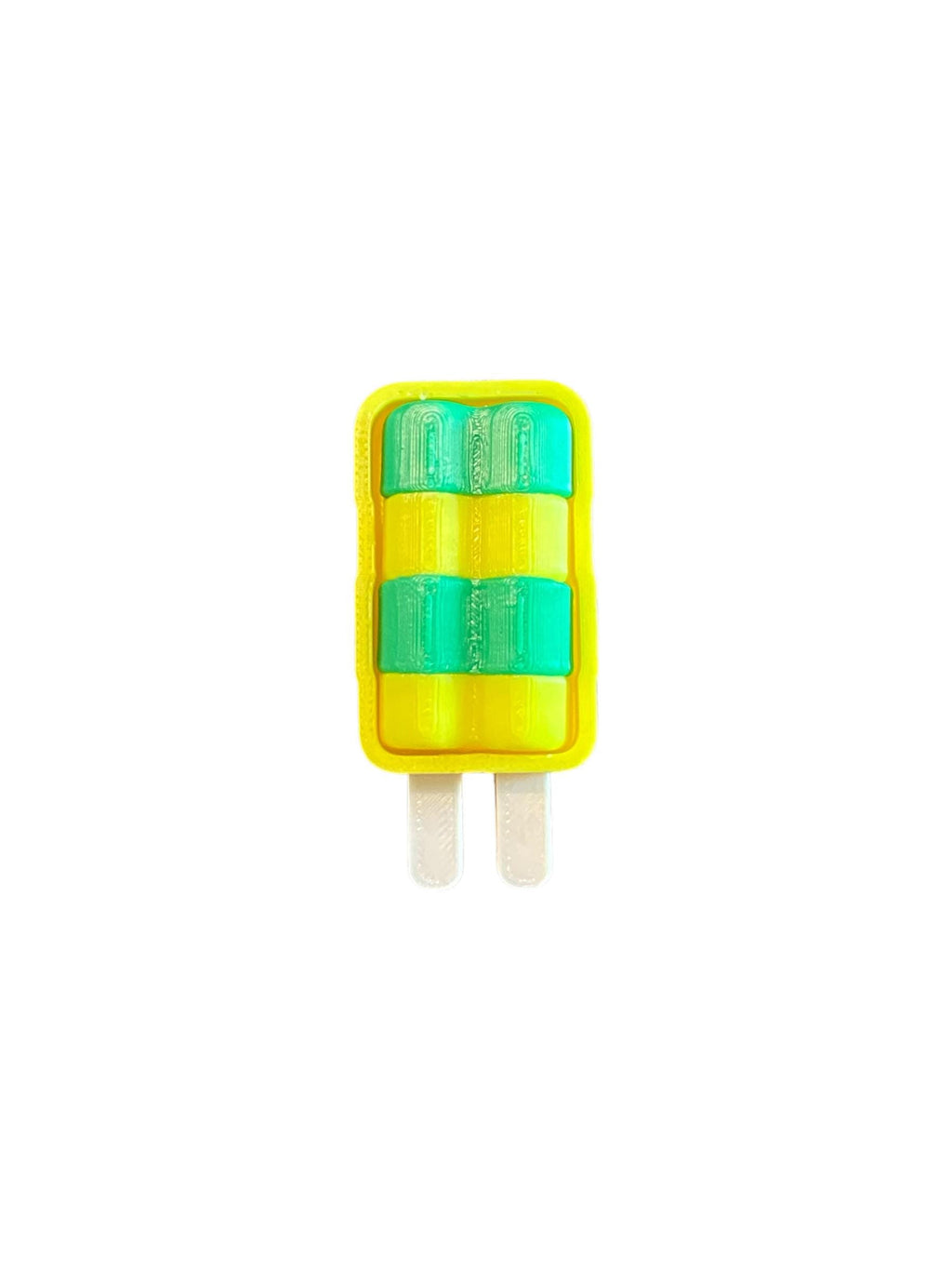Summer Popsicle Fidget Clicker Keychain | 3D Printed Sensory Toy | Dessert Gift