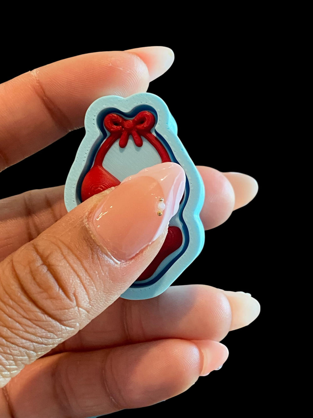 Summer Beach Fidget Clicker Keychain | 3D Printed Sensory Toy | Coastal Gift