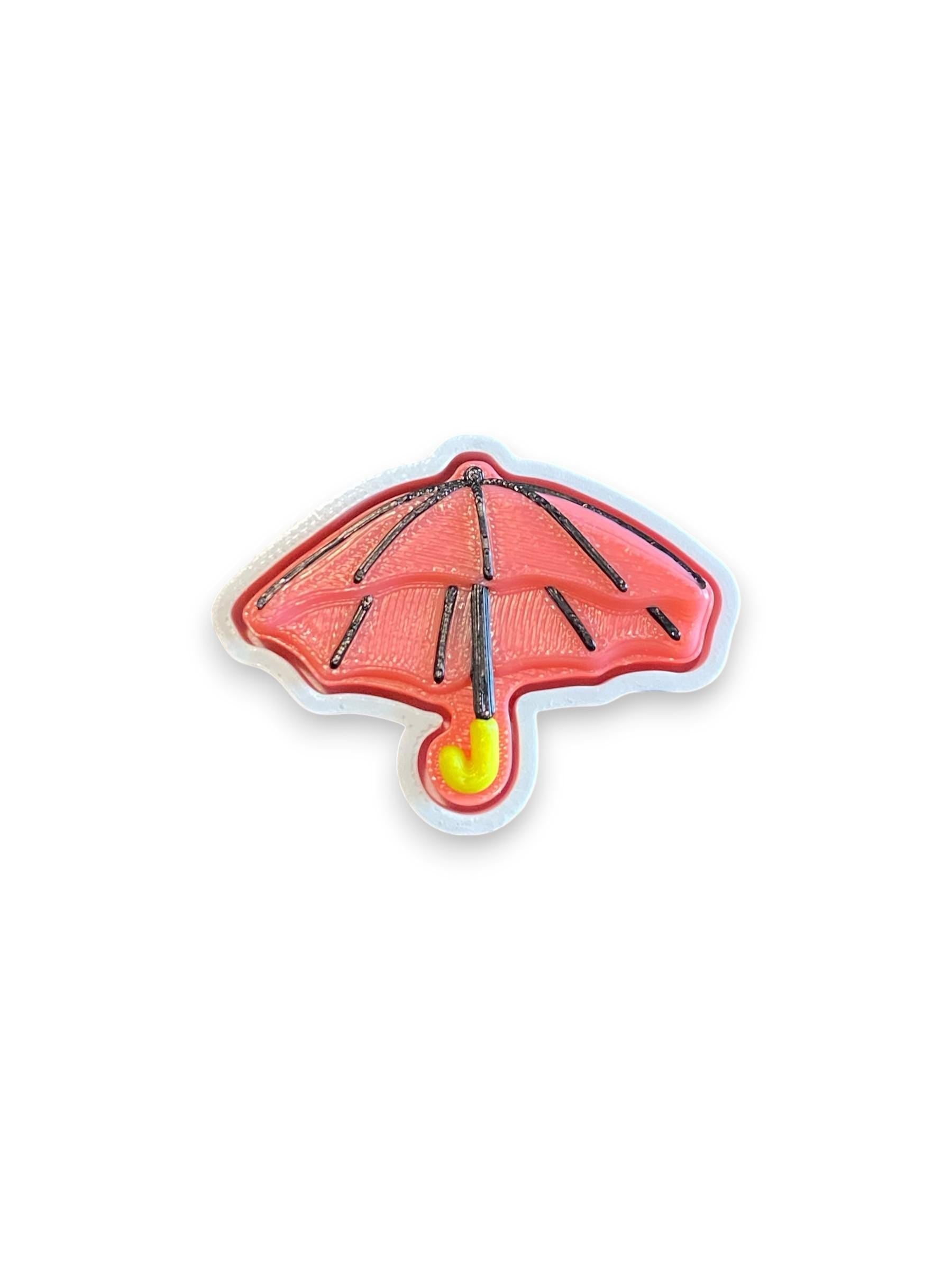 Rain Cloud Fidget Clicker Keychain | 3D Printed Sensory Toy | Cottagecore Gift